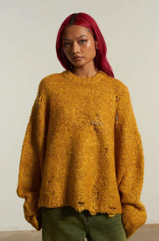 Blessed Charm Boucle Knit