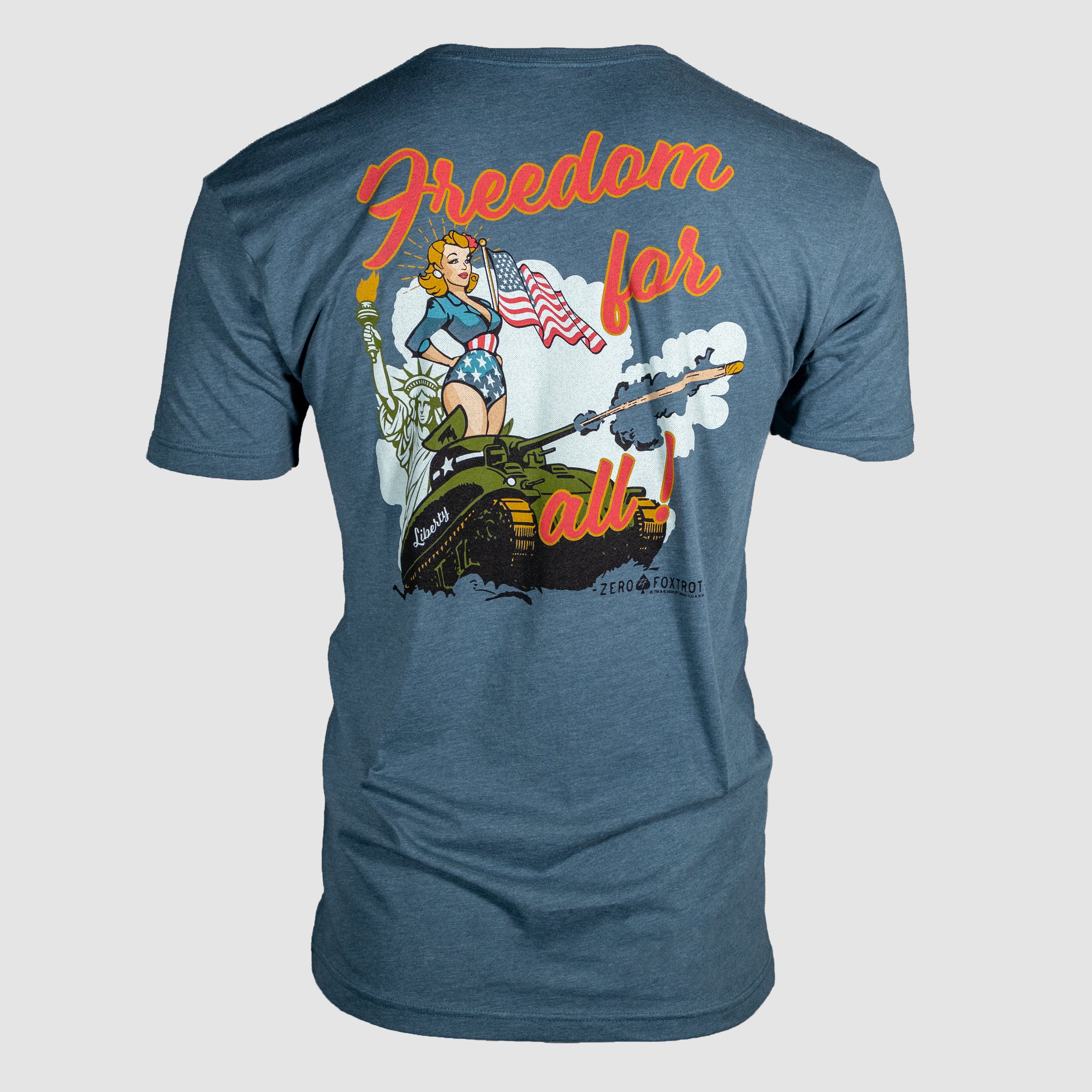 Freedom For All Blue Tee