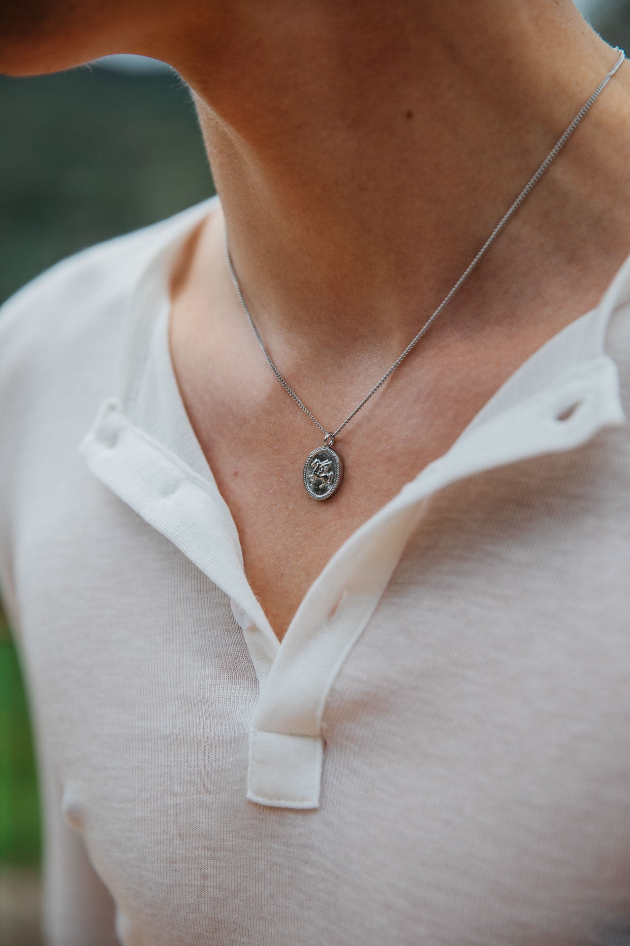 Ciel Necklace, Silver 3 Ciel Necklace, Silver