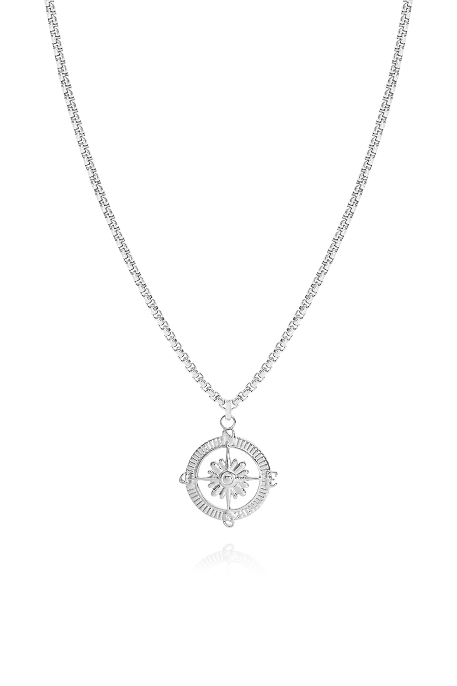 Axel Necklace, Silver