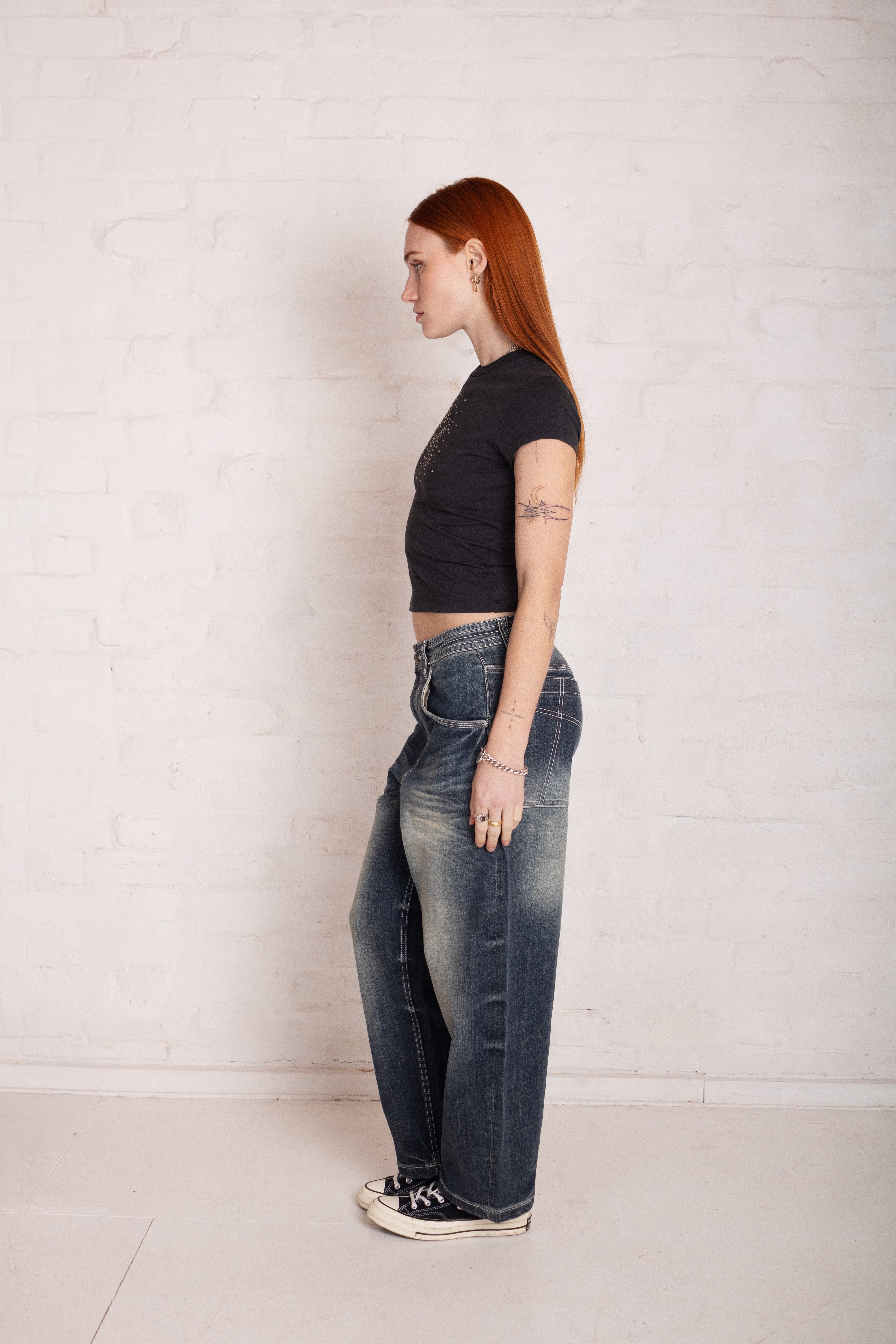 Bleacher Acid Wash Relaxed Biggie Jeans 5 Bleacher Acid Wash Relaxed Biggie Jeans