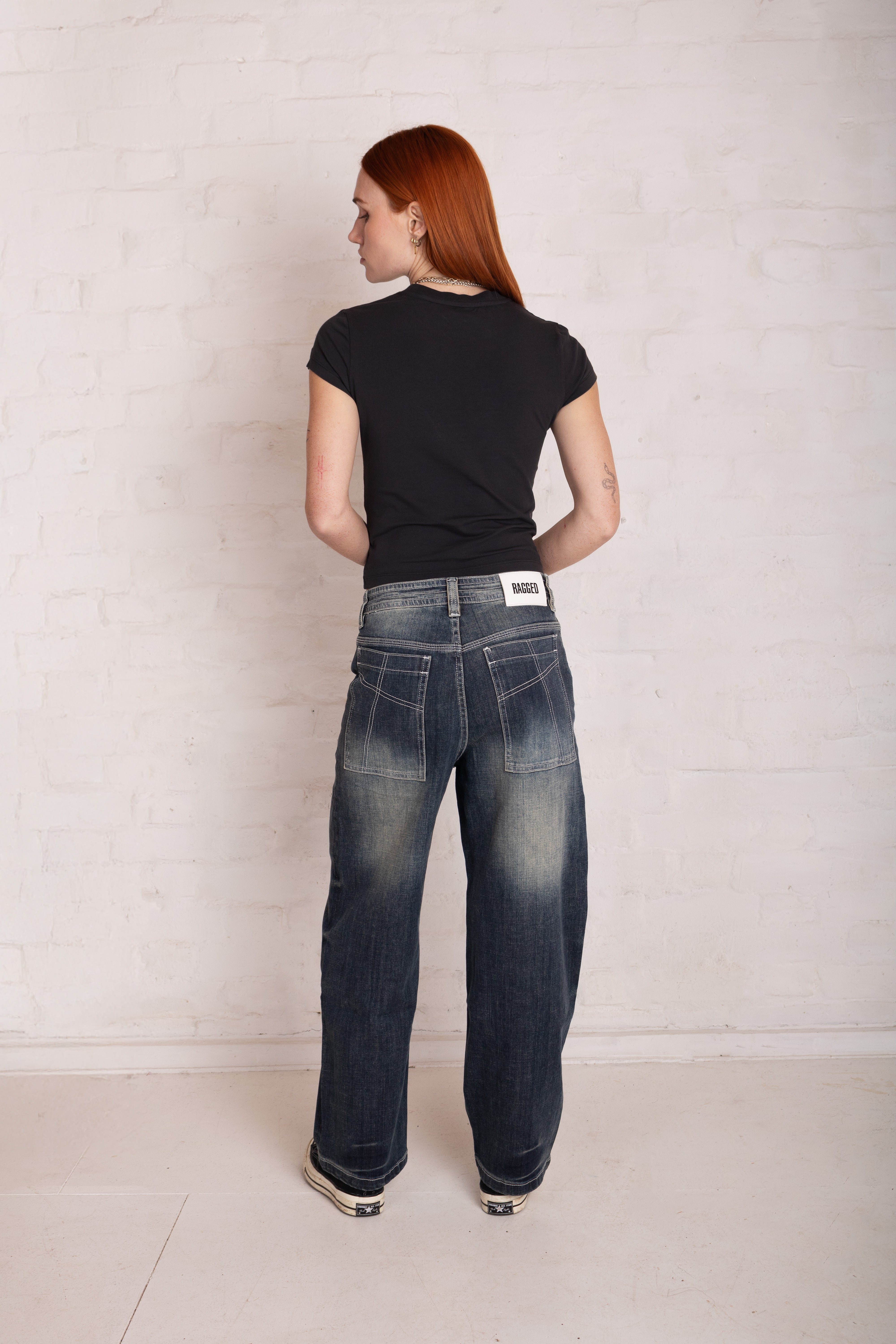Bleacher Acid Wash Relaxed Biggie Jeans 6 Bleacher Acid Wash Relaxed Biggie Jeans
