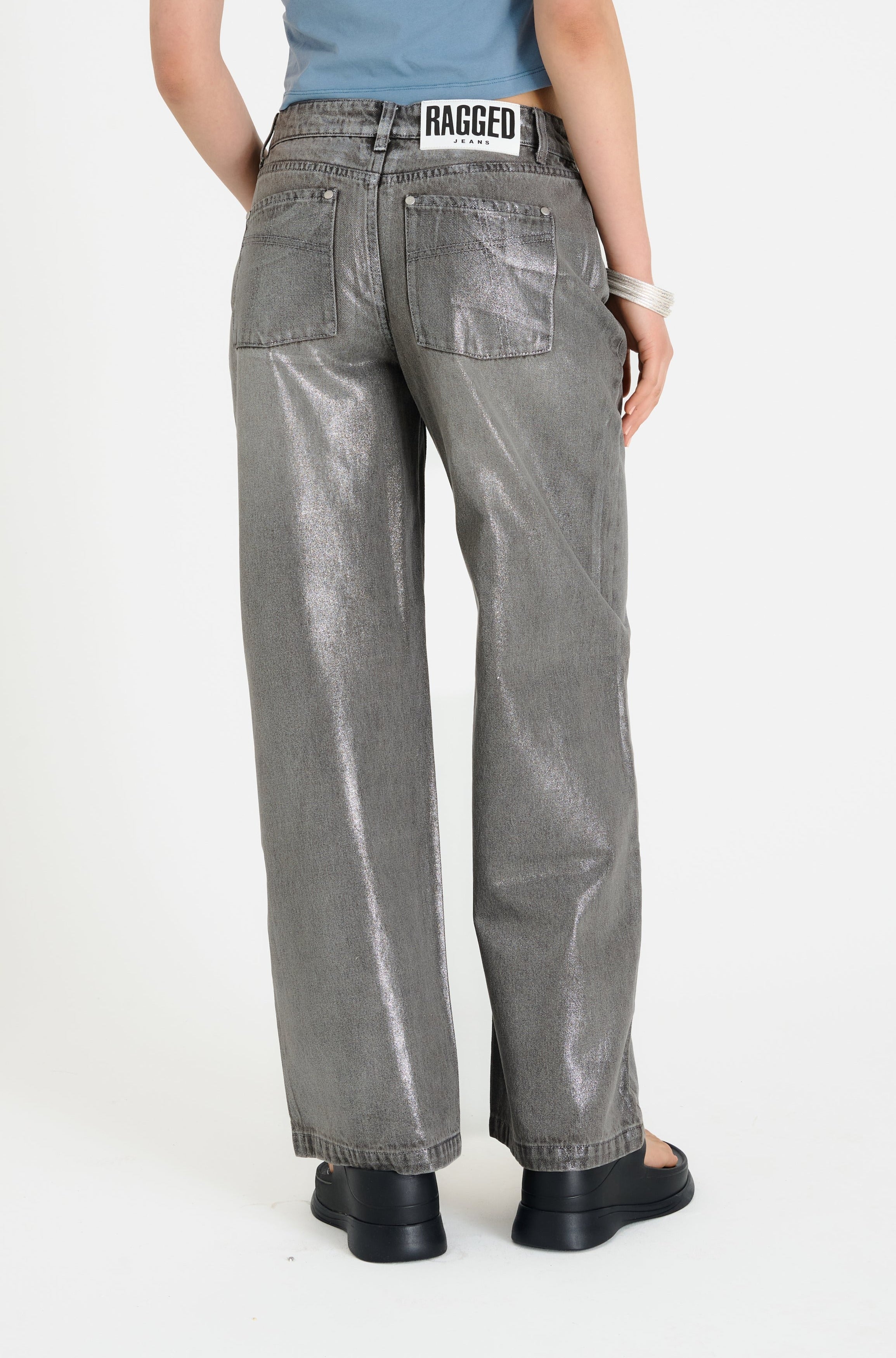 Glimmer Foiled Release Jeans 6 Glimmer Foiled Release Jeans