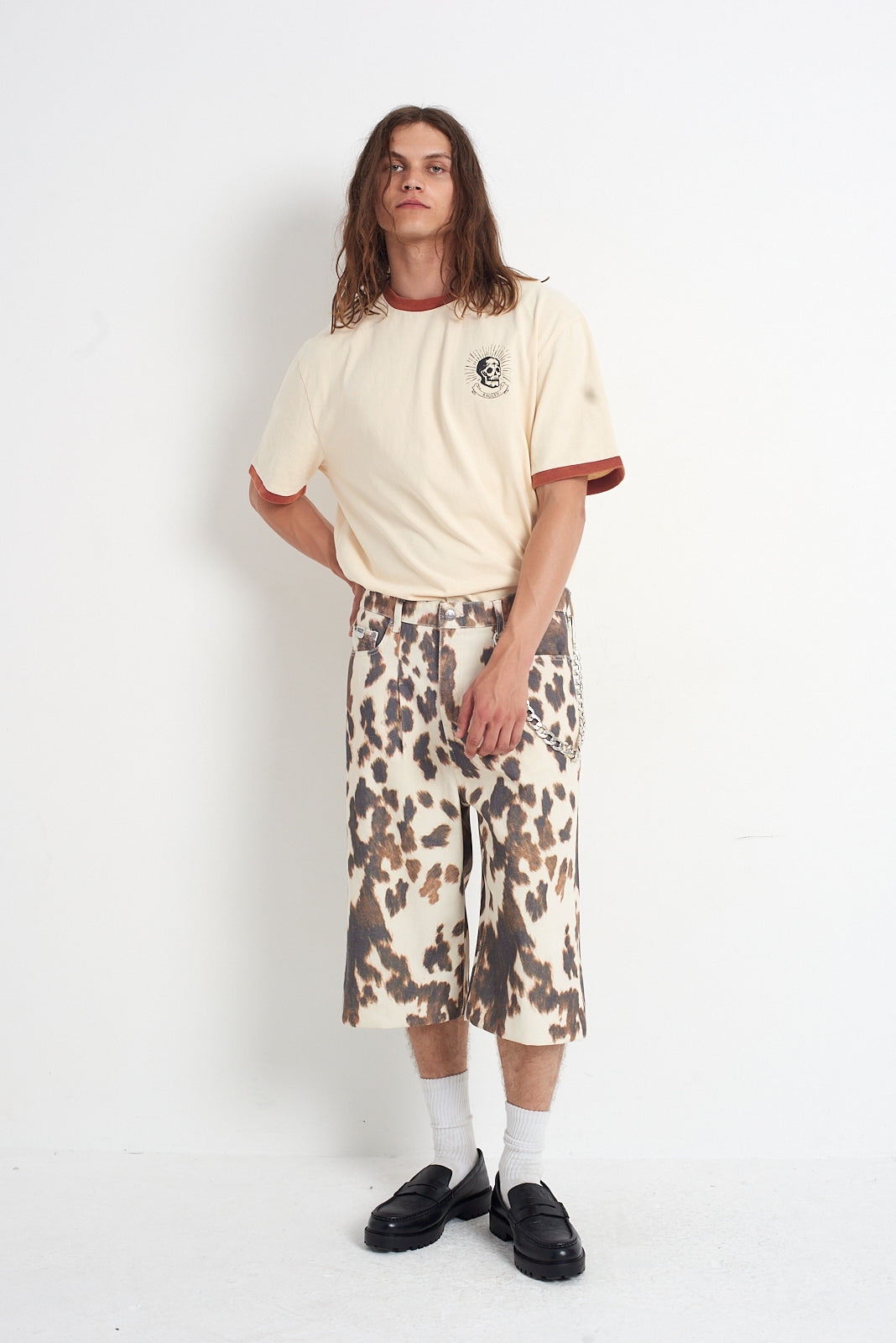 Desert Cow Print Jorts 3 Desert Cow Print Jorts