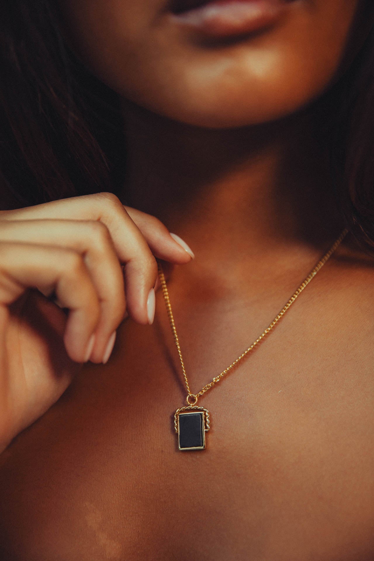 Cassius Necklace, Gold 3 Cassius Necklace, Gold