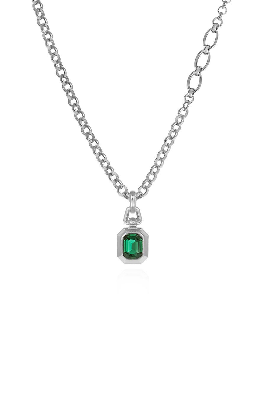 Abel Necklace, Silver