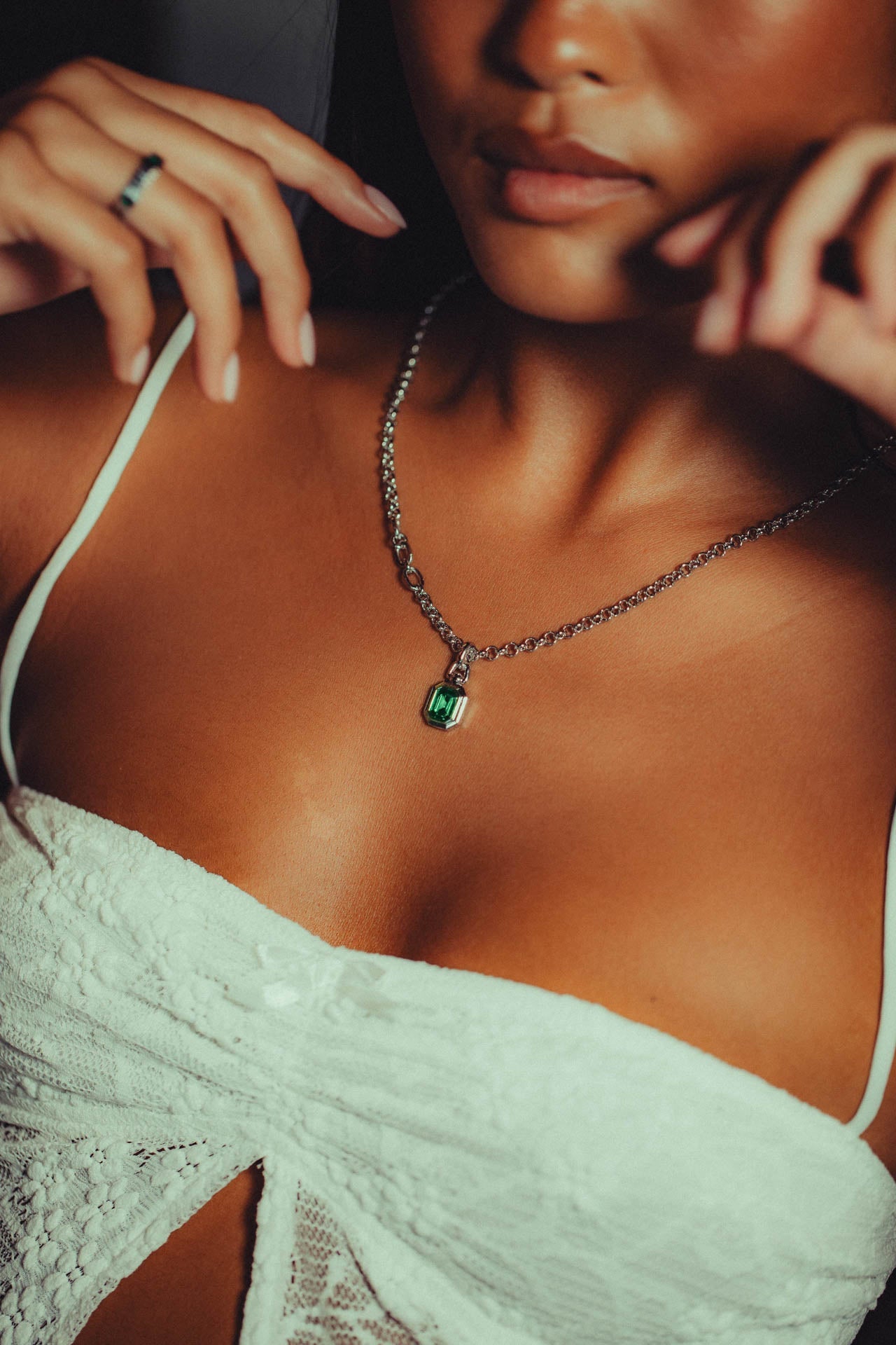 Abel Necklace, Silver 3 Abel Necklace, Silver