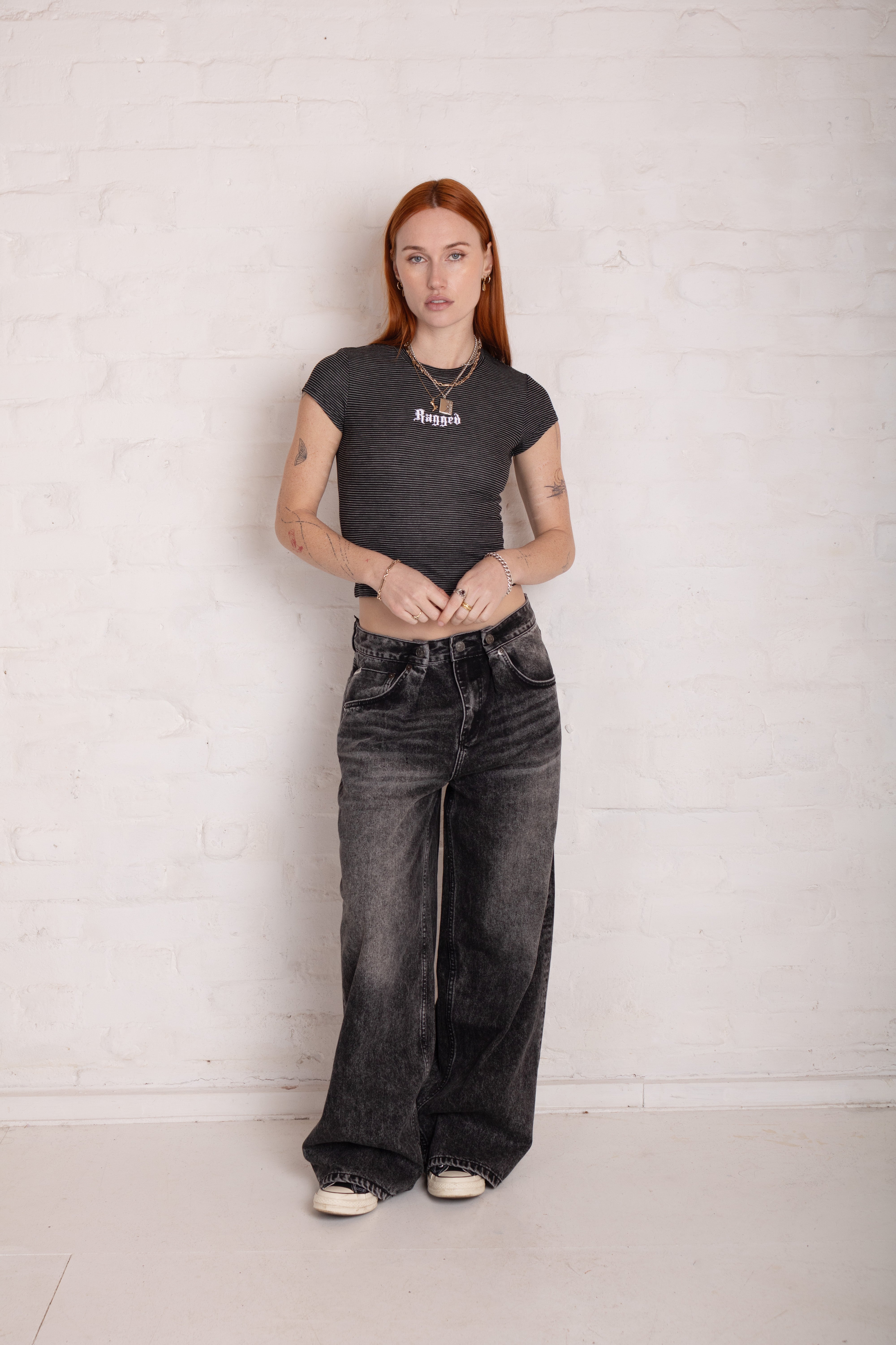 Charcoal Slim Sweeper Jeans