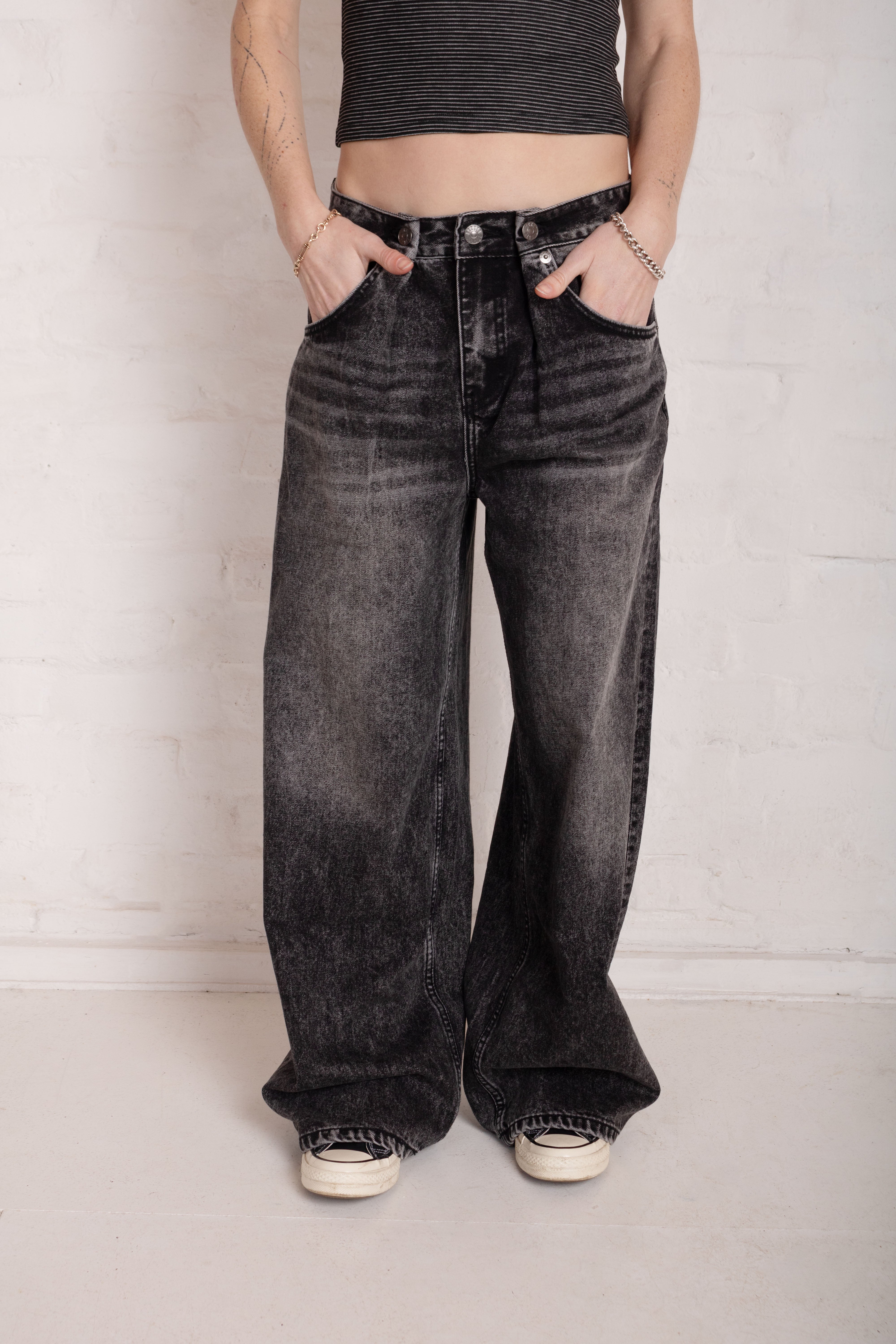 Charcoal Slim Sweeper Jeans 3 Charcoal Slim Sweeper Jeans