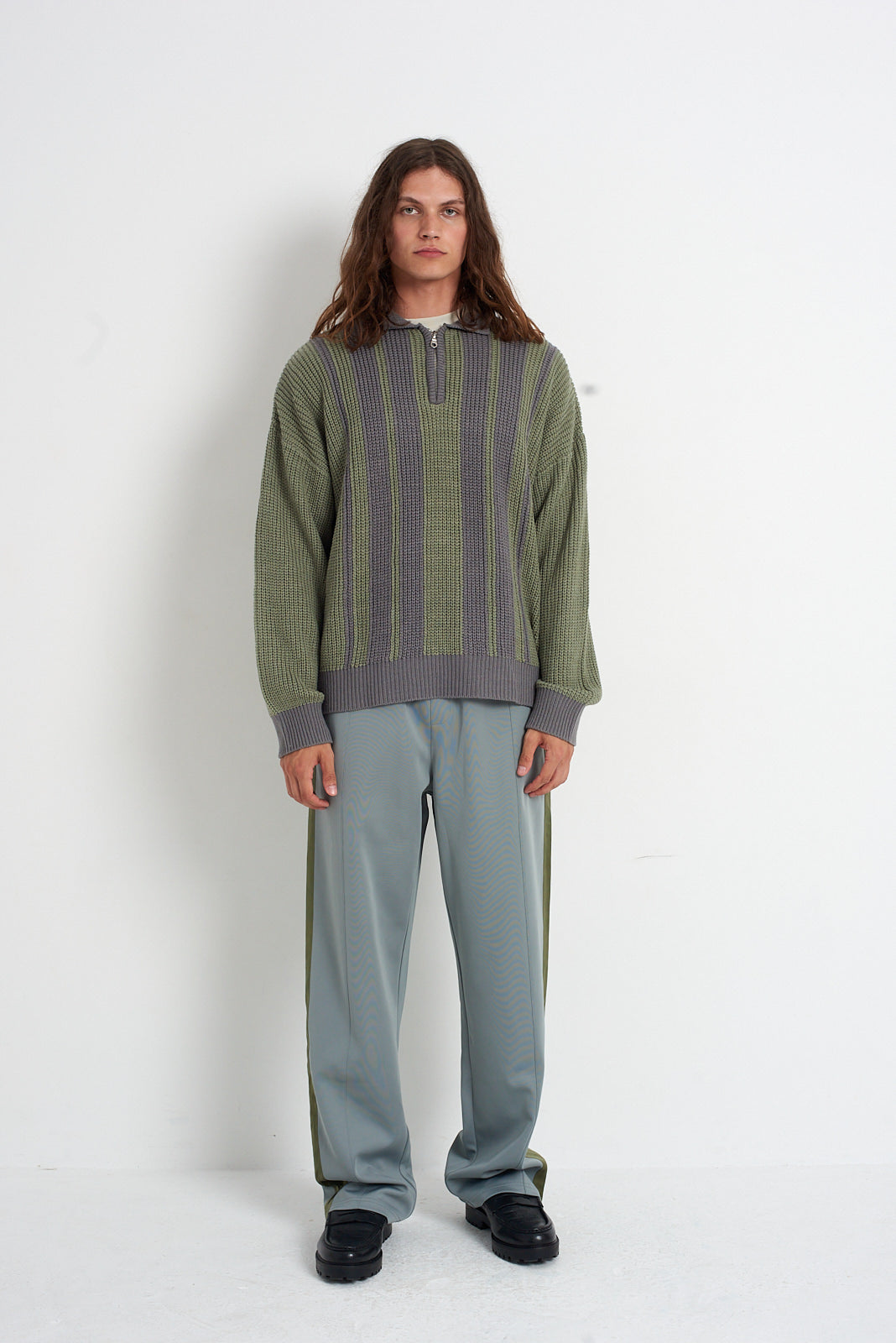 Billy Poly Grey Blue Track Pants 5 Billy Poly Grey Blue Track Pants
