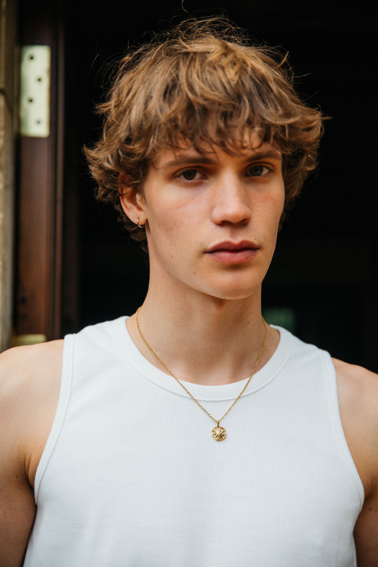 Elios Necklace, Gold 4 Elios Necklace, Gold