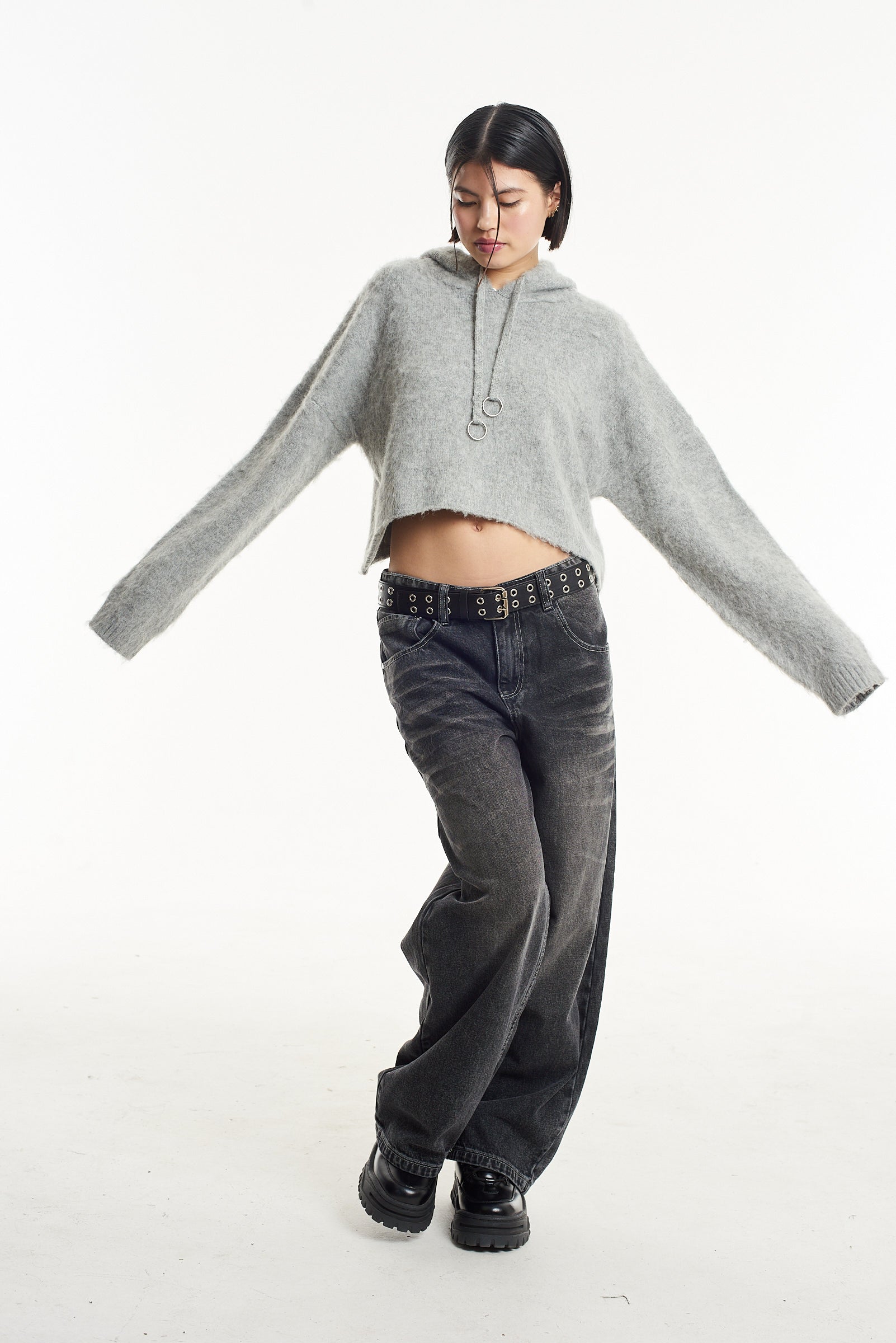 Arctic Fluffy Knit Hoodie 4 Arctic Fluffy Knit Hoodie