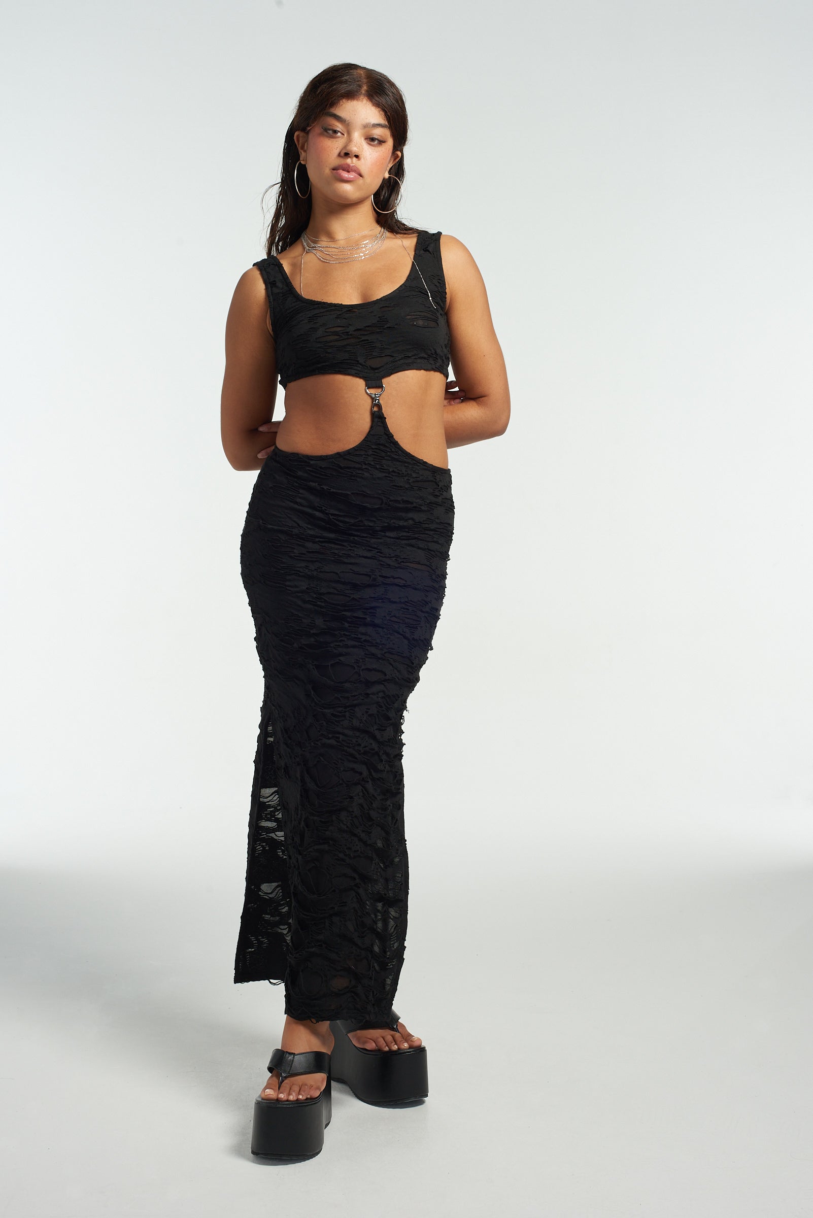 Nightshade Cut Out Maxi Dress 3 Nightshade Cut Out Maxi Dress