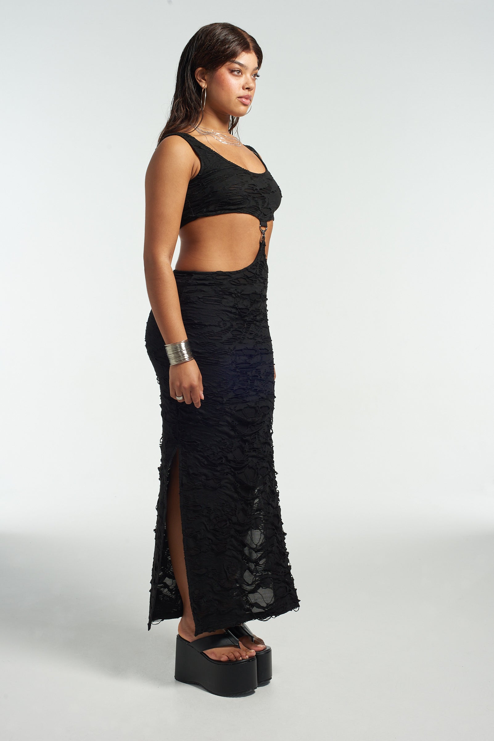 Nightshade Cut Out Maxi Dress 4 Nightshade Cut Out Maxi Dress