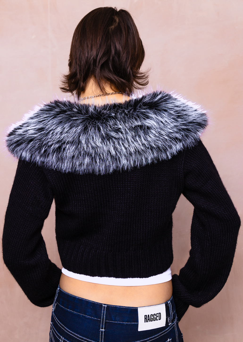 Boss Fur Collar Knit Cardigan 6 Boss Fur Collar Knit Cardigan