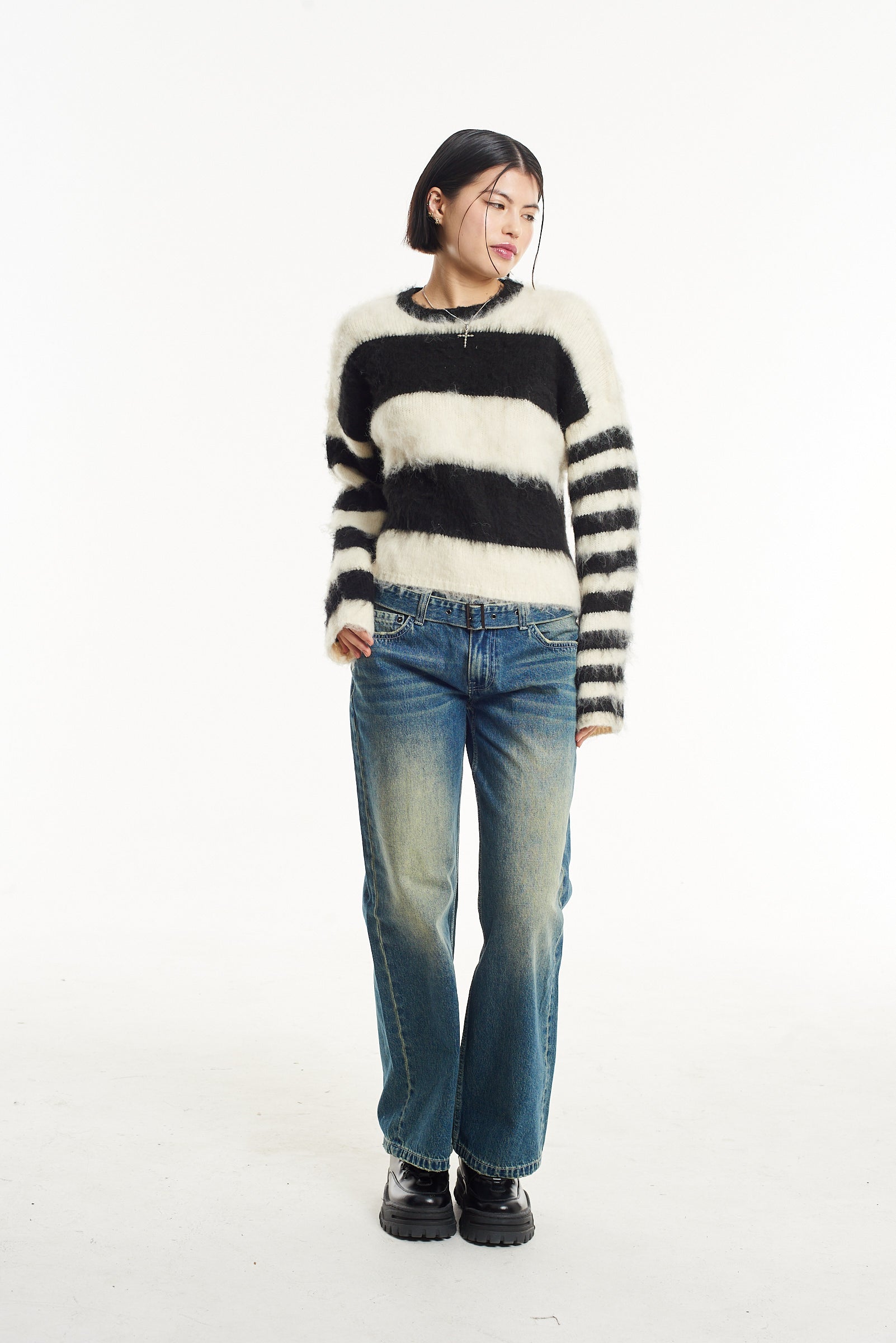 Humbug Fluffy Stripe Knit 4 Humbug Fluffy Stripe Knit