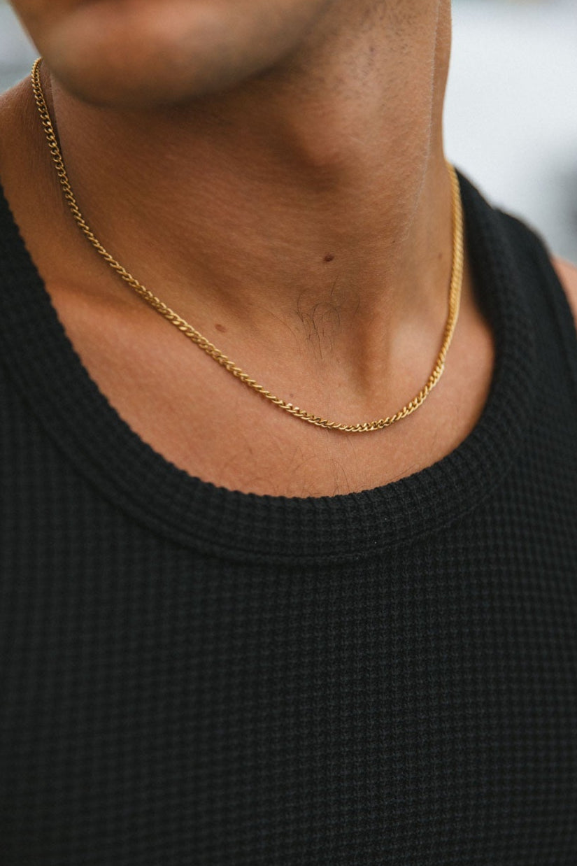 Casey Necklace, Gold 3 Casey Necklace, Gold