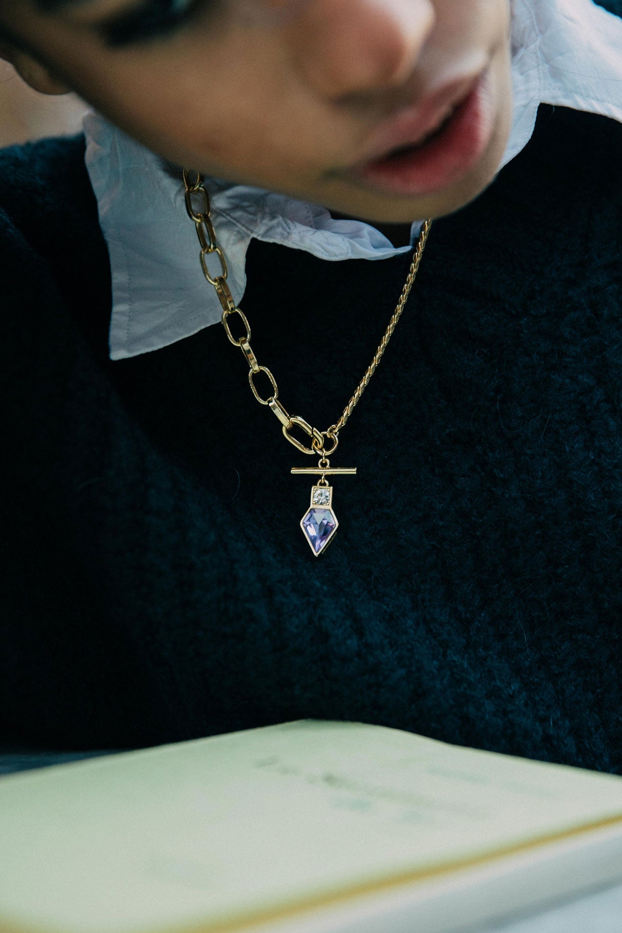 Zari Necklace, Gold