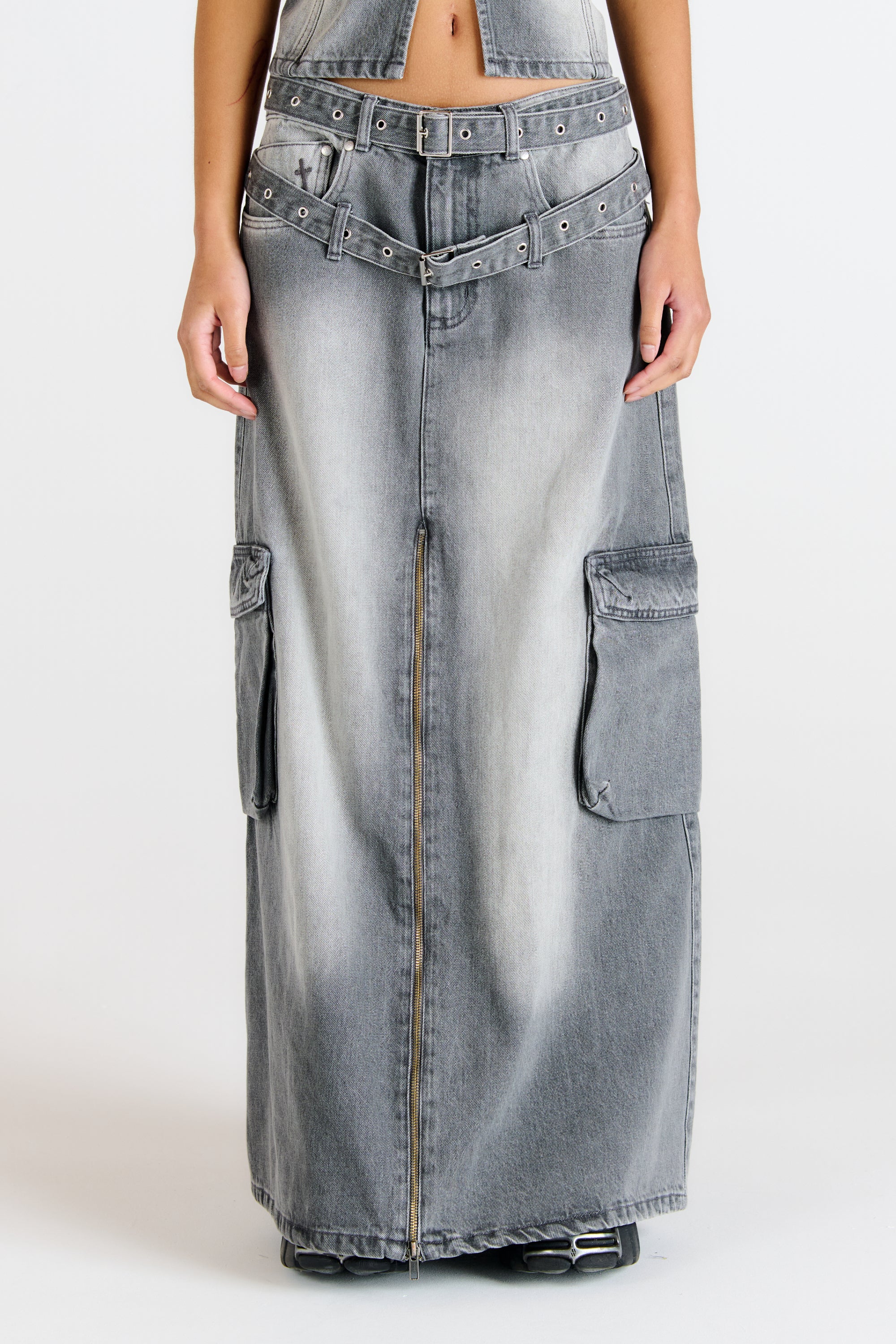 Vertigo Cargo Maxi Skirt