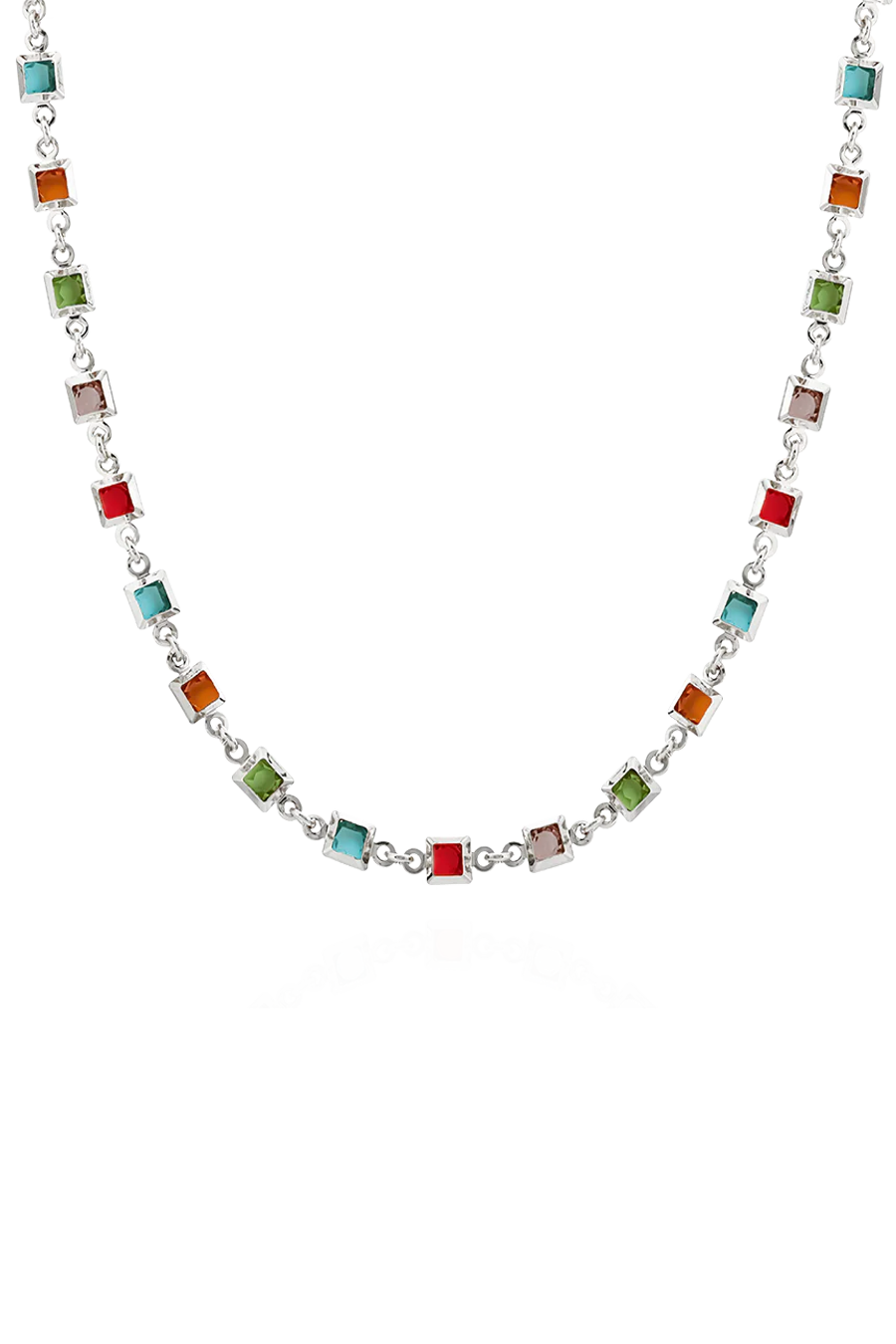Alessia Necklace, Silver
