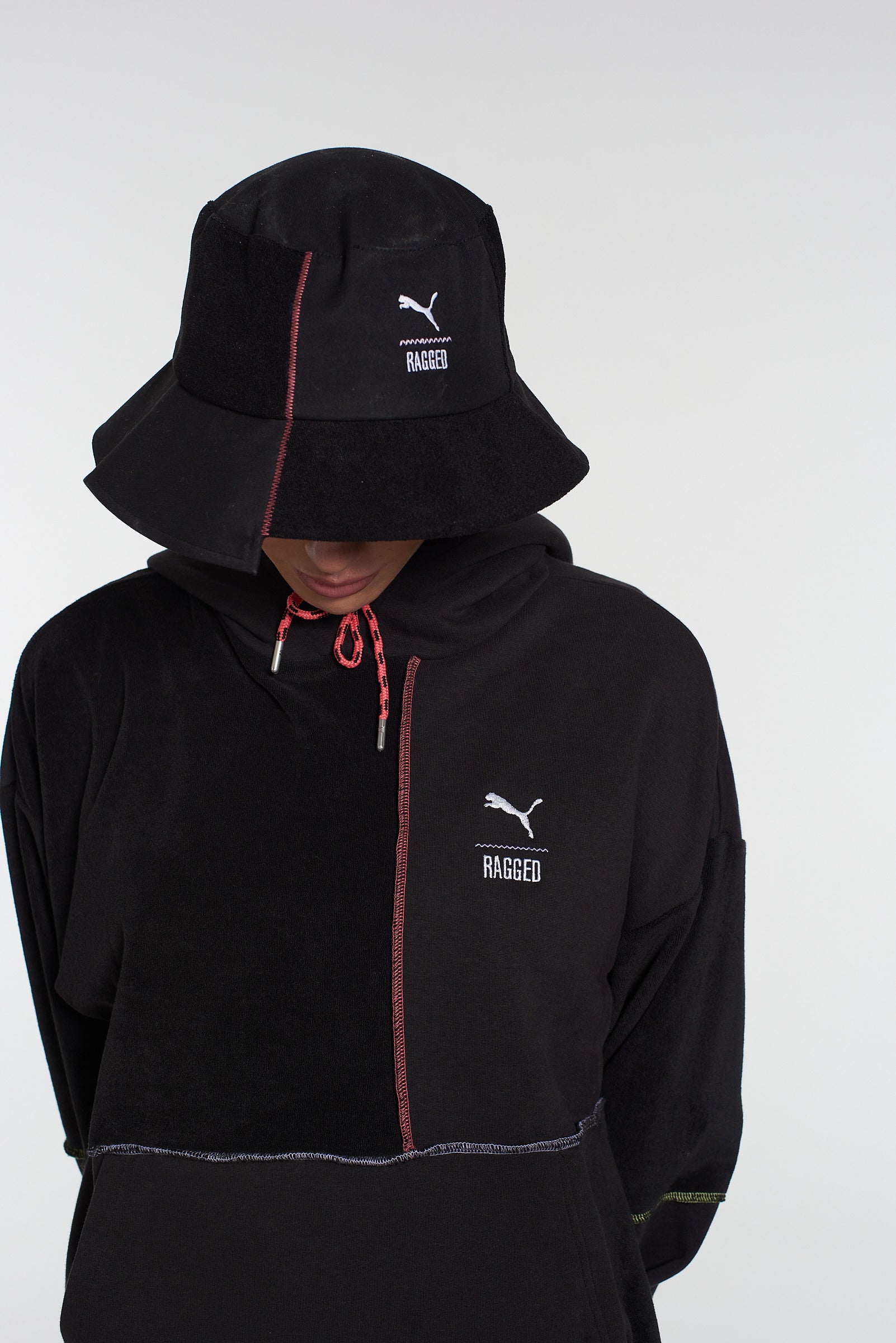 PUMA x The Ragged Priest Black Woven Bucket Hat 5 PUMA x The Ragged Priest Black Woven Bucket Hat