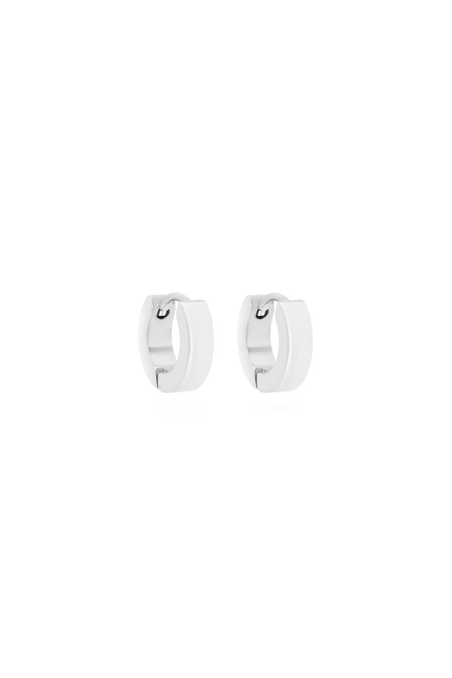 Jed Silver Earring, Pair