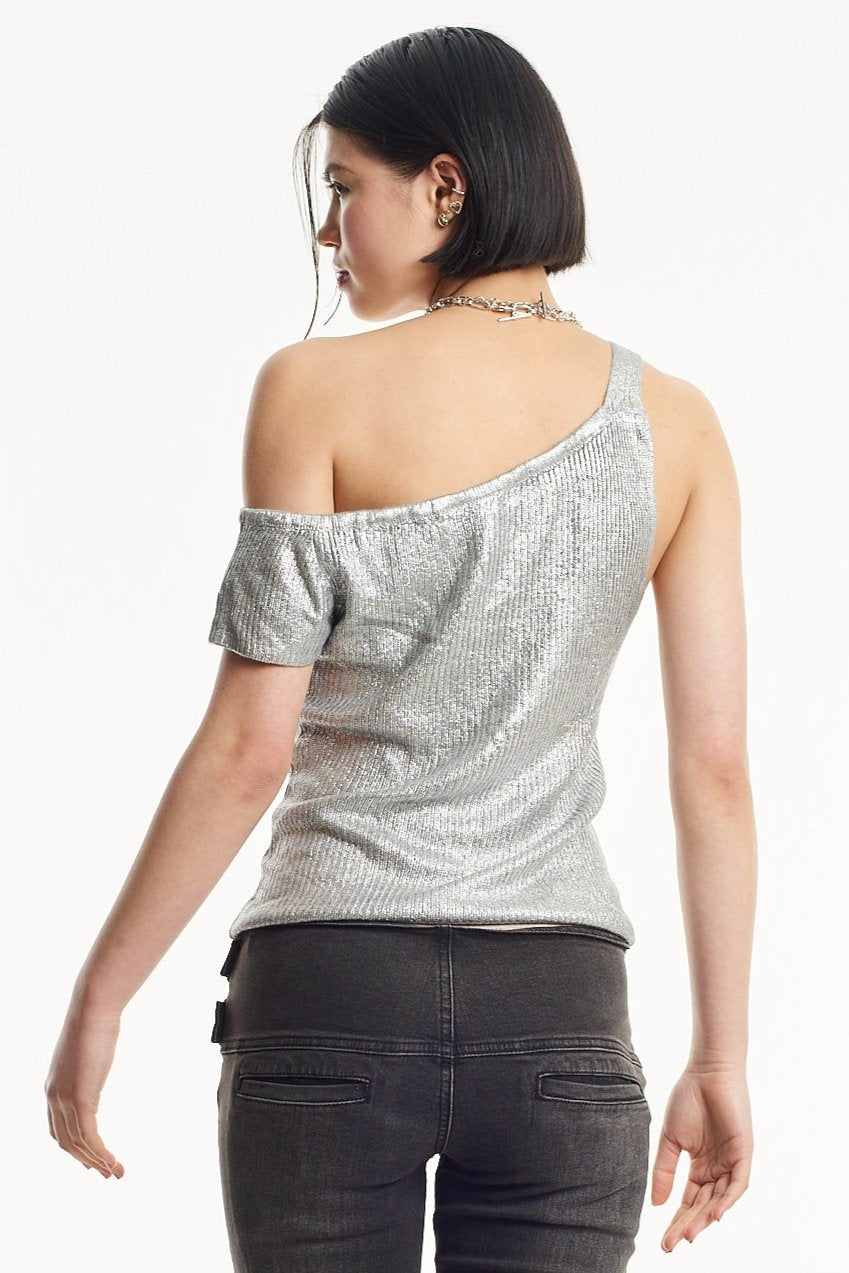 Shimmer Metallic Silver Top 5 Shimmer Metallic Silver Top