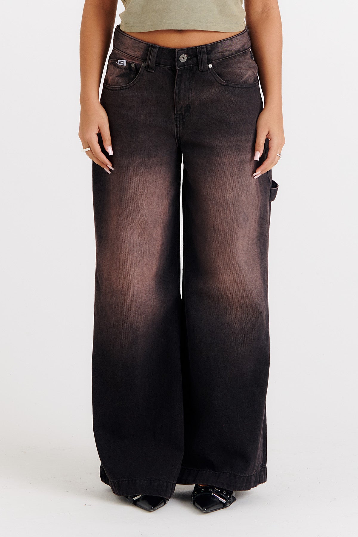 Sweeper Jeans Brown Wash