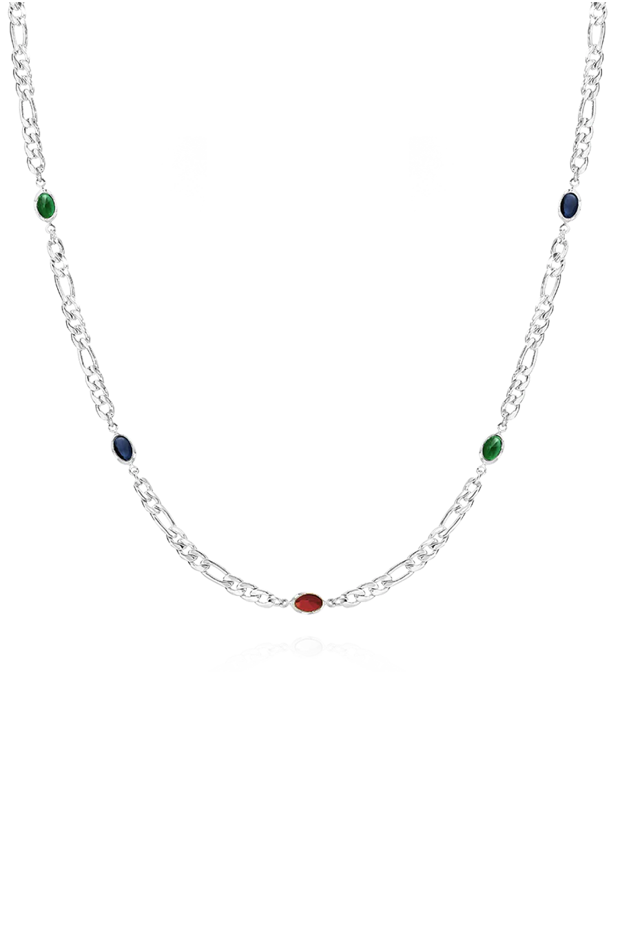 Aubrey Necklace, Silver
