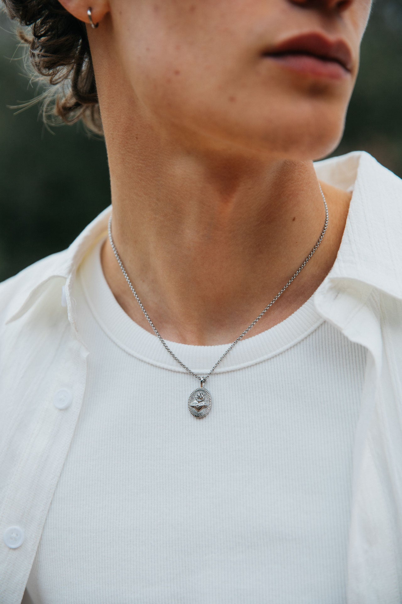 Lazare Necklace, Silver 5 Lazare Necklace, Silver