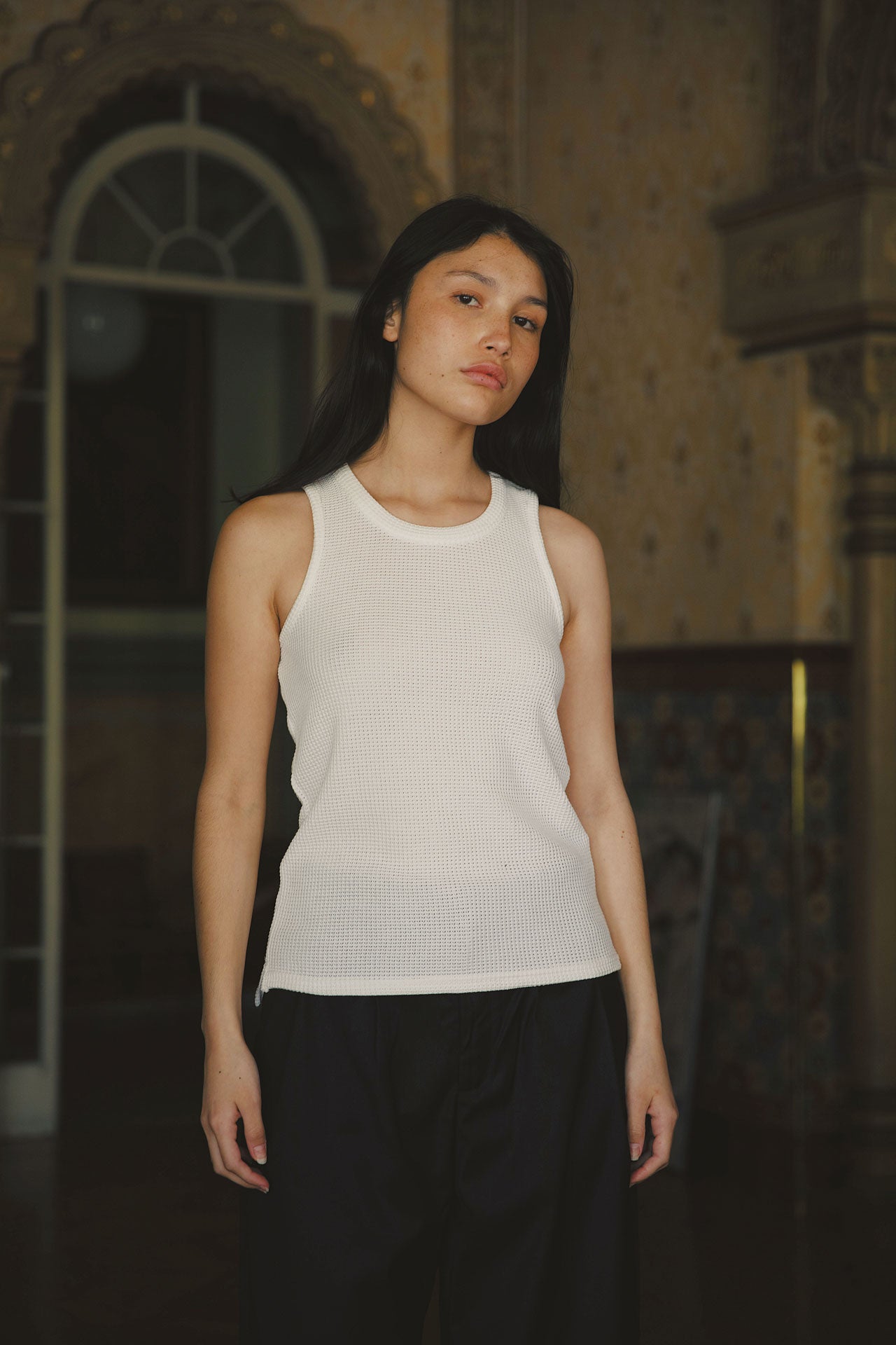 Andersen Waffle Tank, White 6 Andersen Tank, Twin Pack