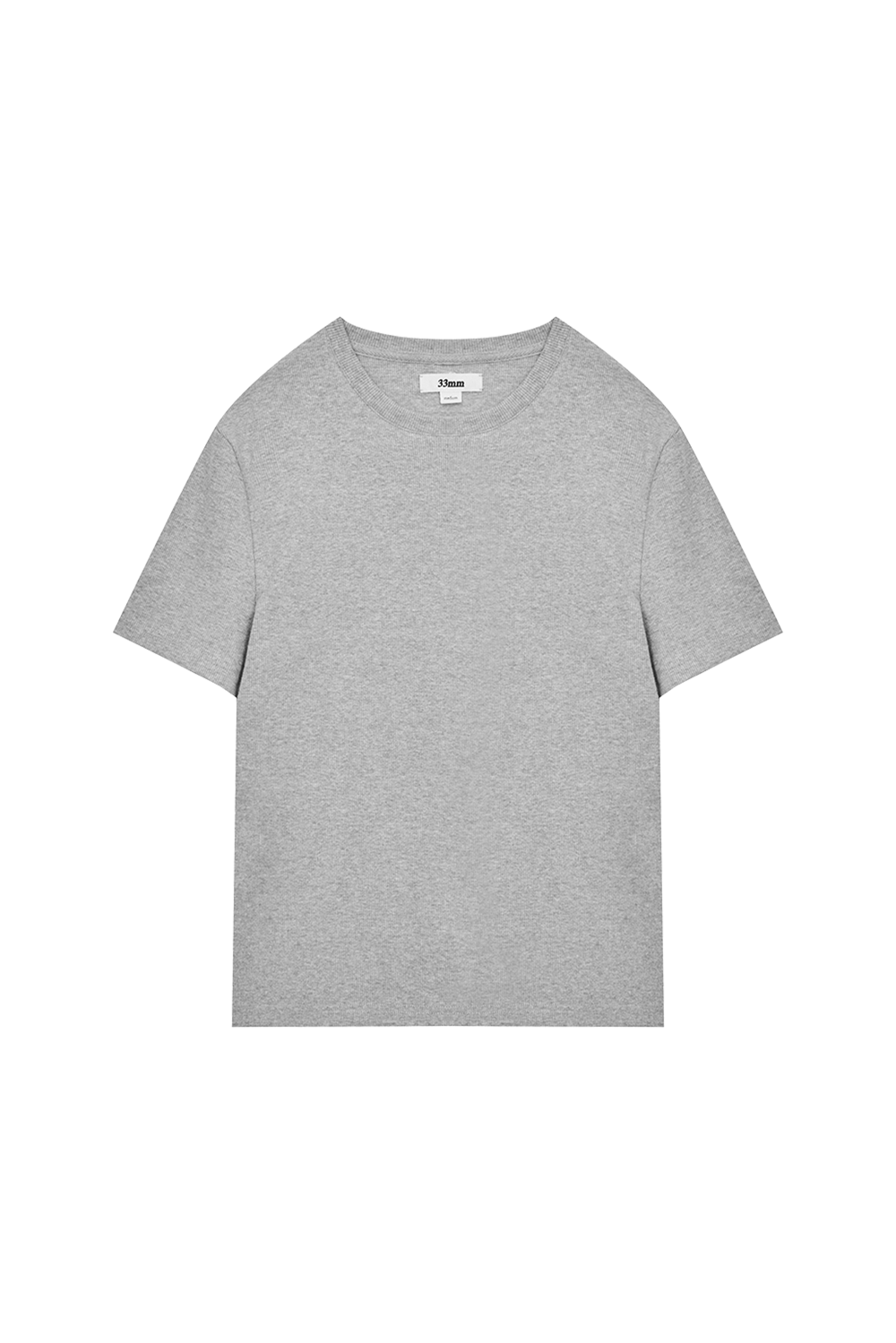 Bernard Ribbed T-Shirt, Grey