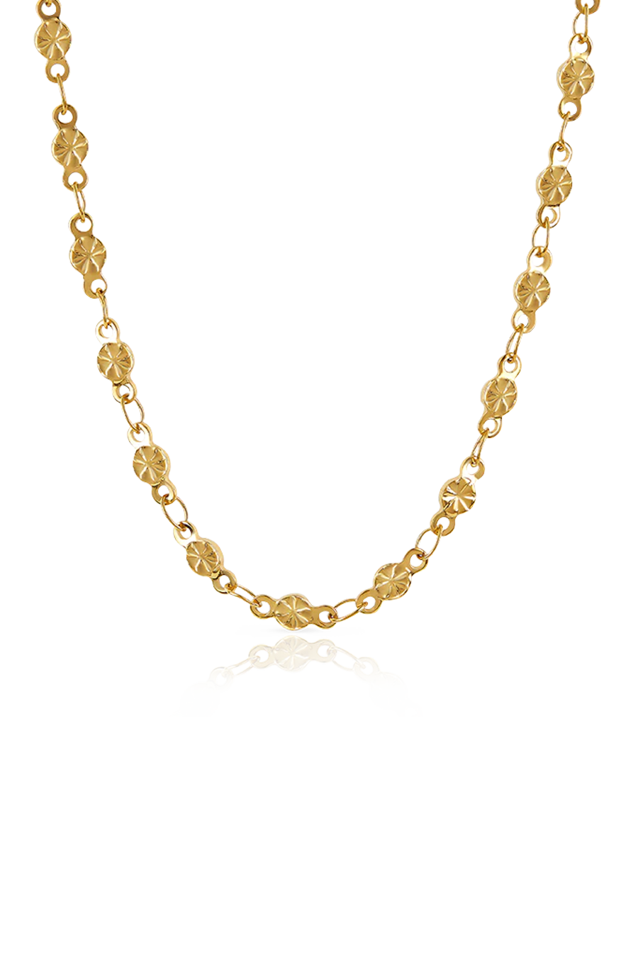 Helio Necklace, Gold