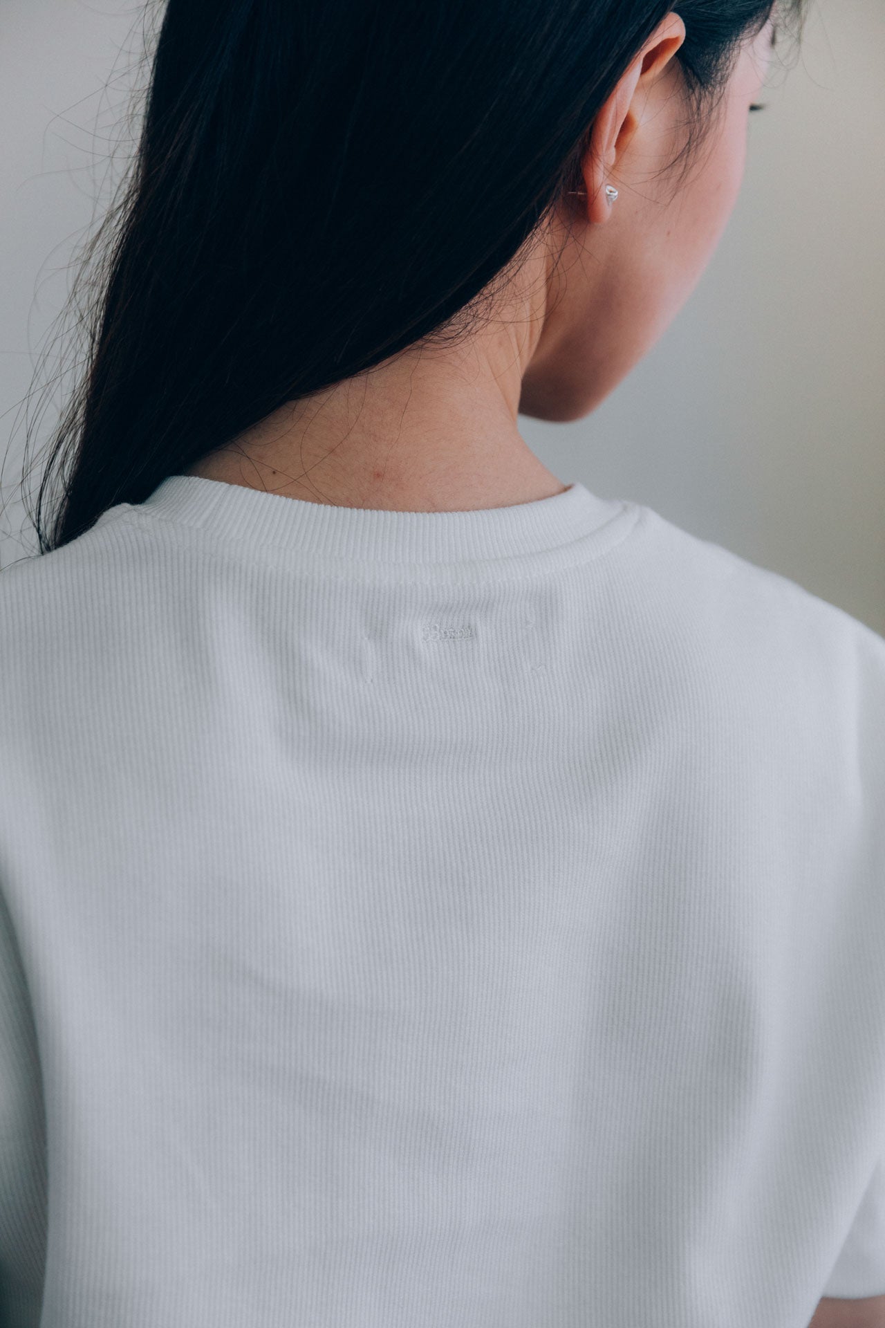 Bernard Ribbed T-Shirt, White 6 Bernard Ribbed T-Shirt, White
