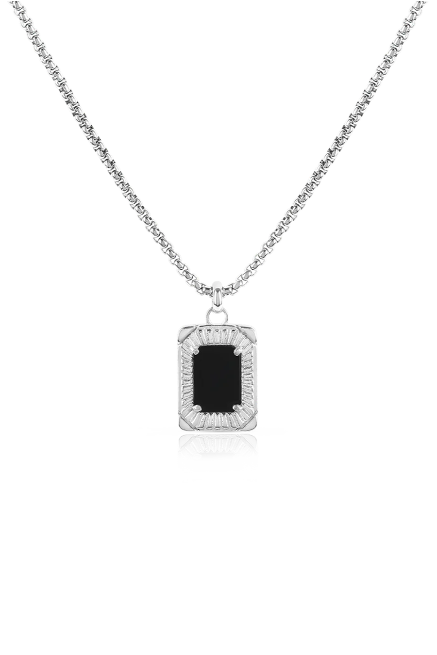Dalton Necklace, Silver