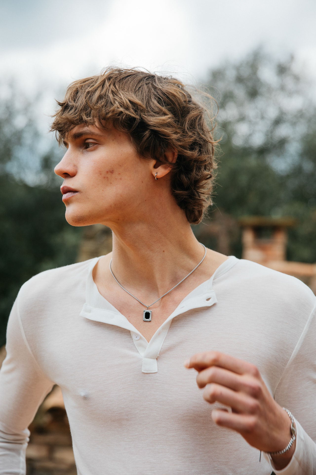 Dalton Necklace, Silver 4 Dalton Necklace, Silver