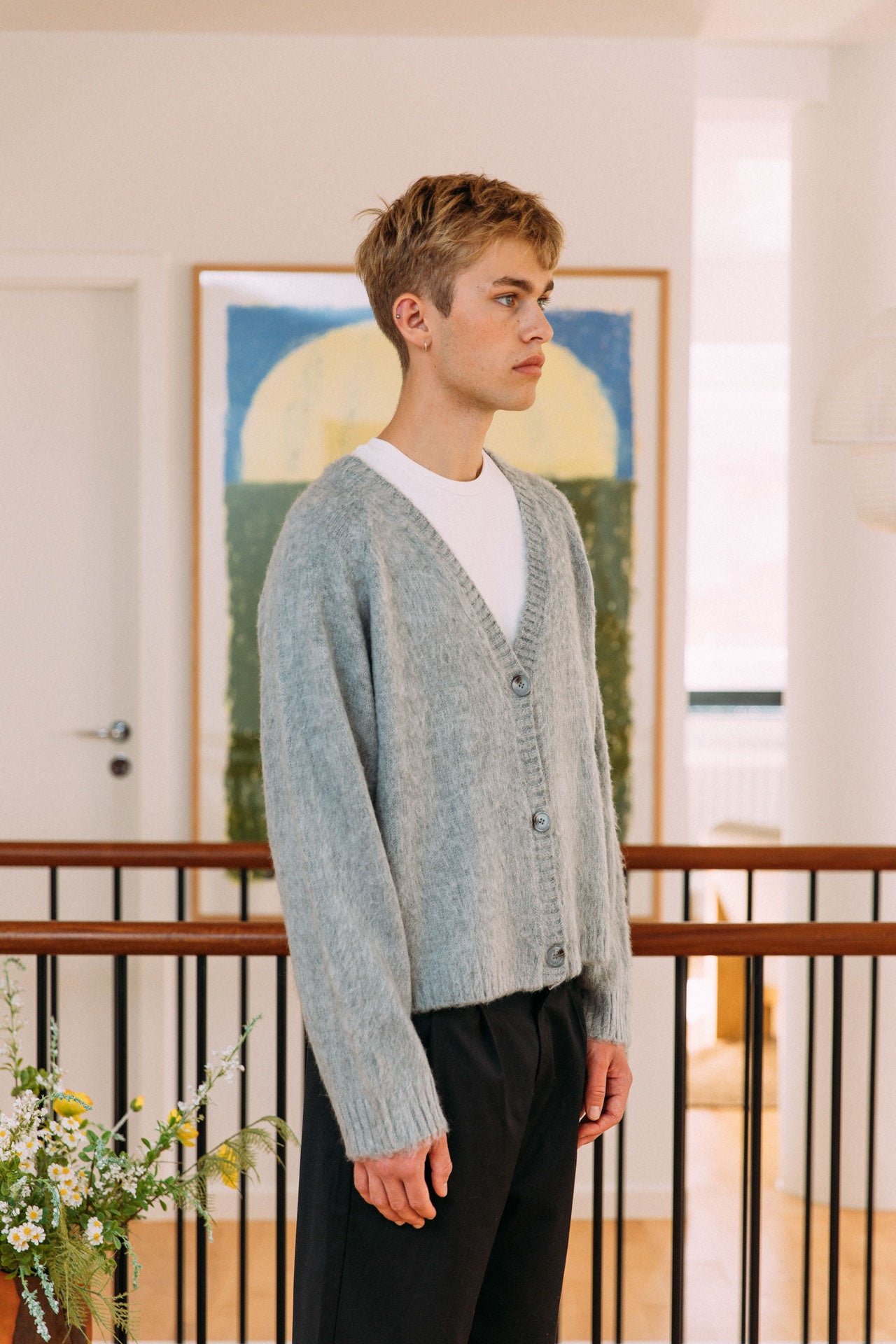 Cleo Cardigan, Grey 4 Cleo Cardigan, Grey