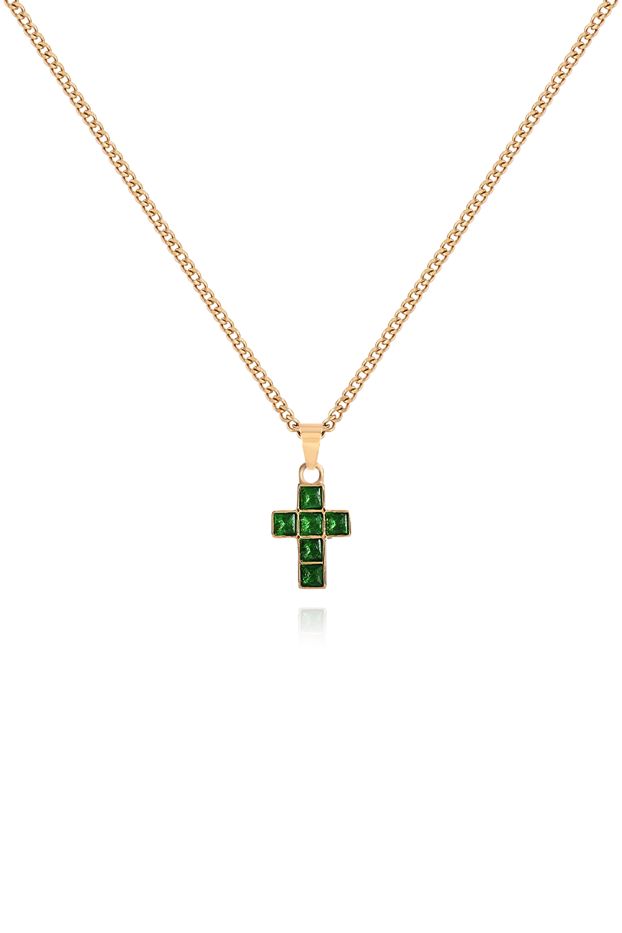 Cruz Necklace, Gold