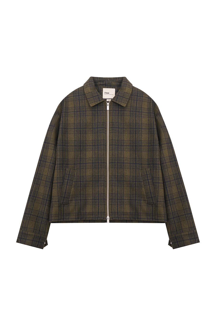 Damien Wool Jacket, Khaki