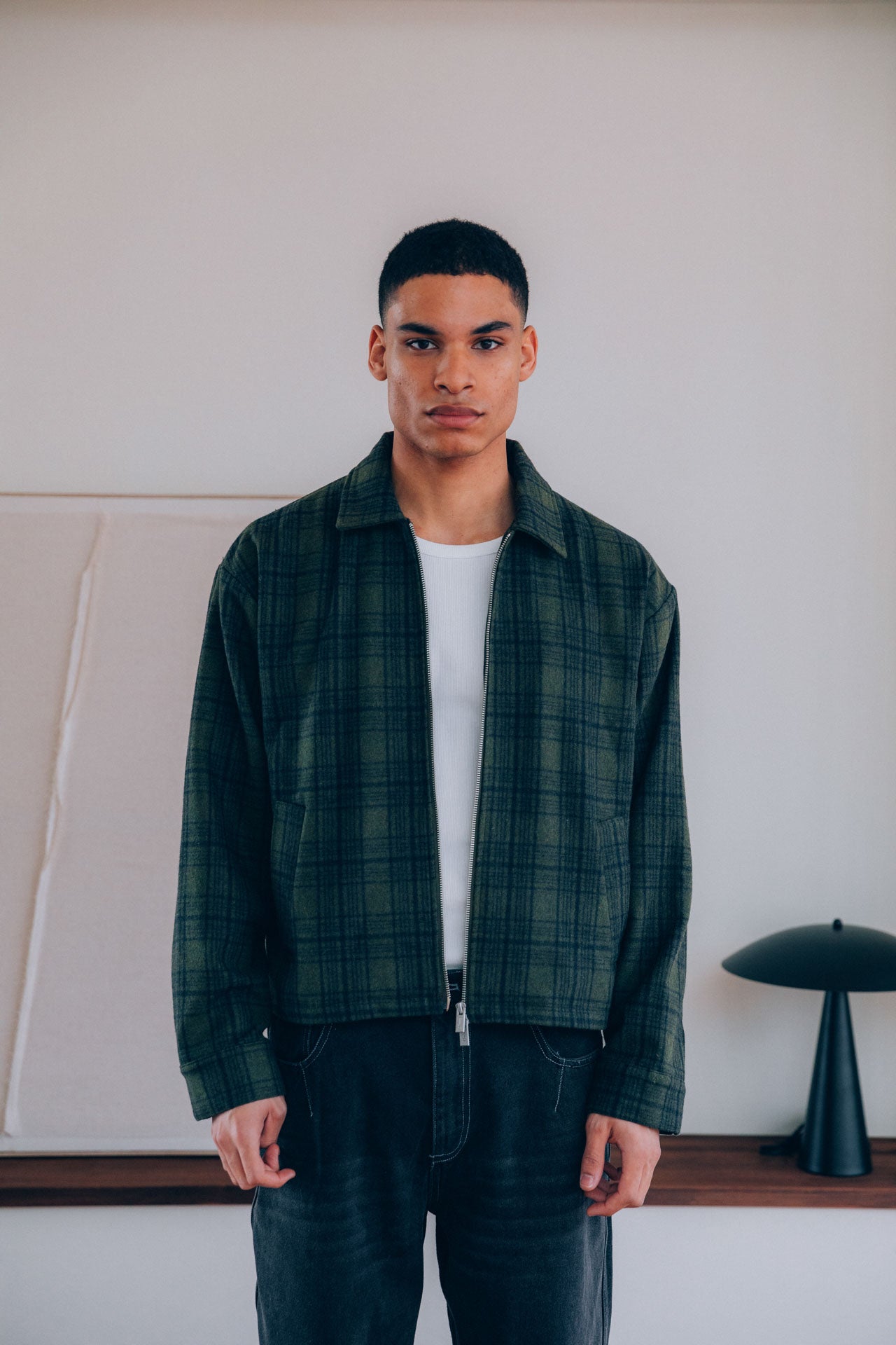 Damien Wool Jacket, Khaki 4 Damien Wool Jacket, Khaki