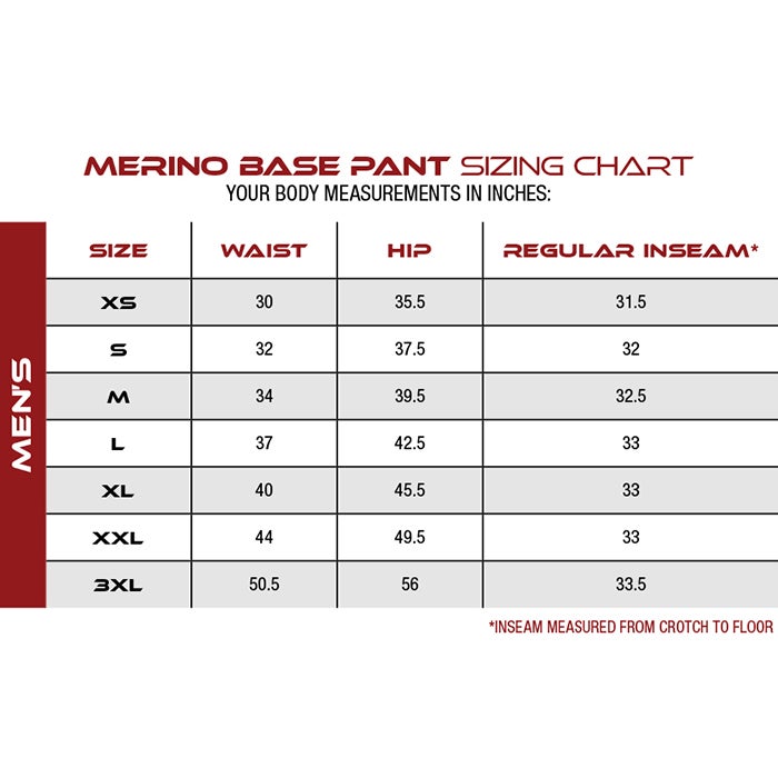 Merino Wool Base Layer Pant 23 Merino Wool Base Layer Pant