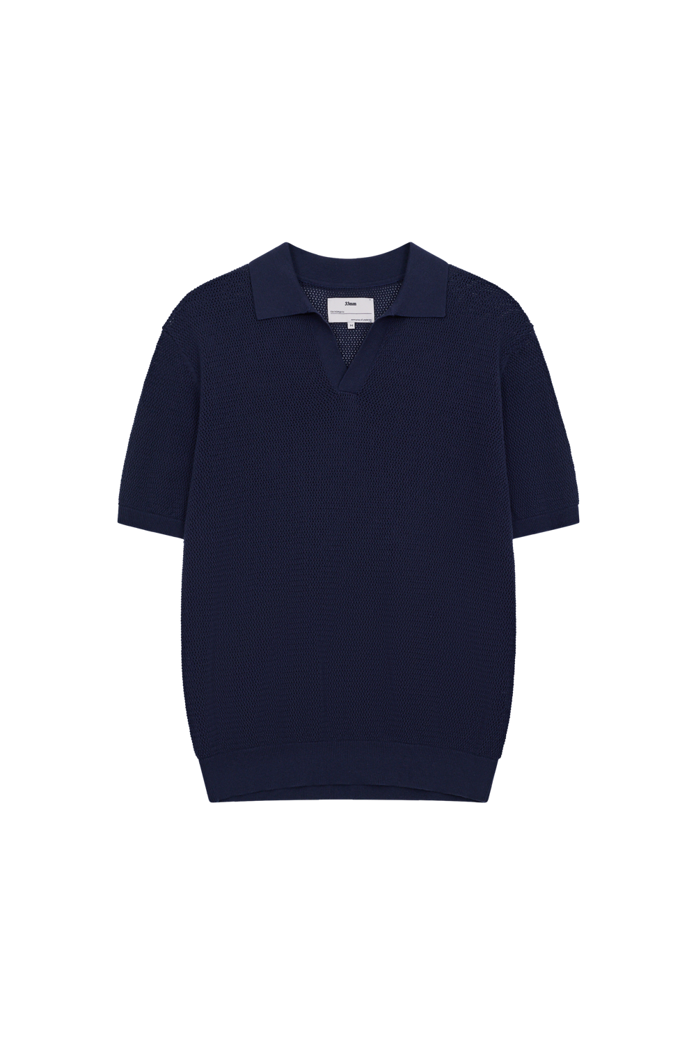 James Open Knit Polo