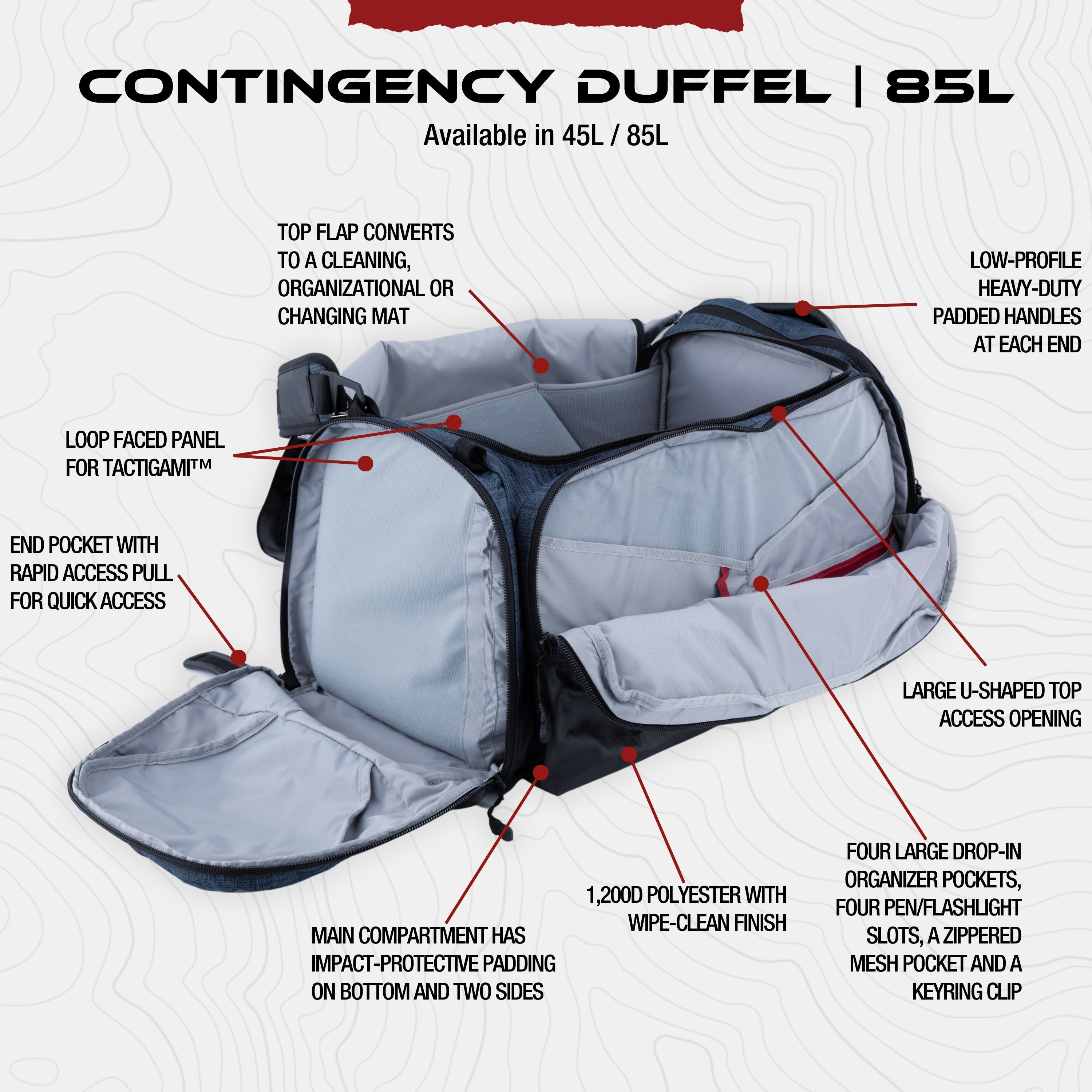 CONTINGENCY DUFFEL 85L 4 CONTINGENCY DUFFEL 85L