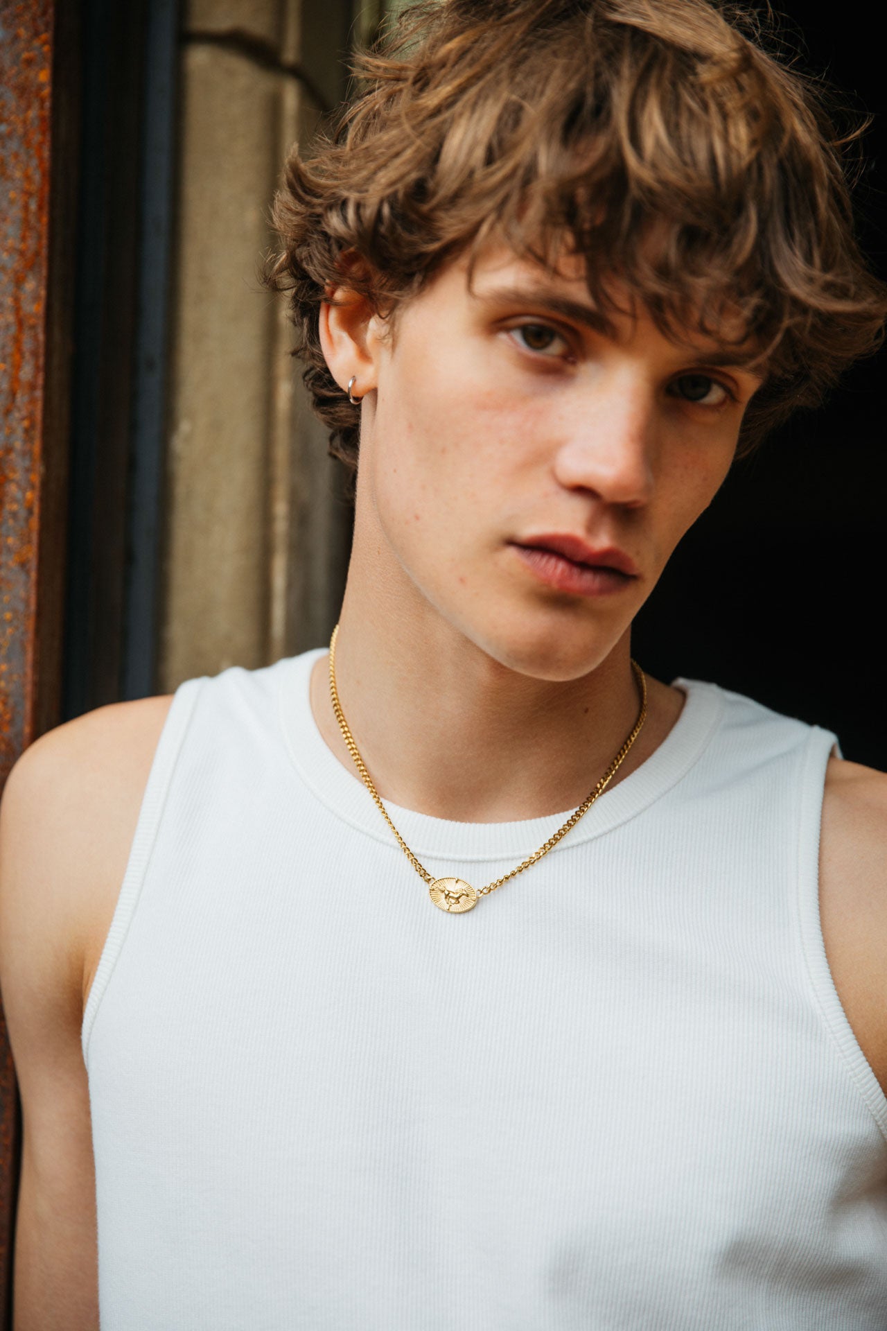 Bronco Necklace, Gold 4 Bronco Necklace, Gold