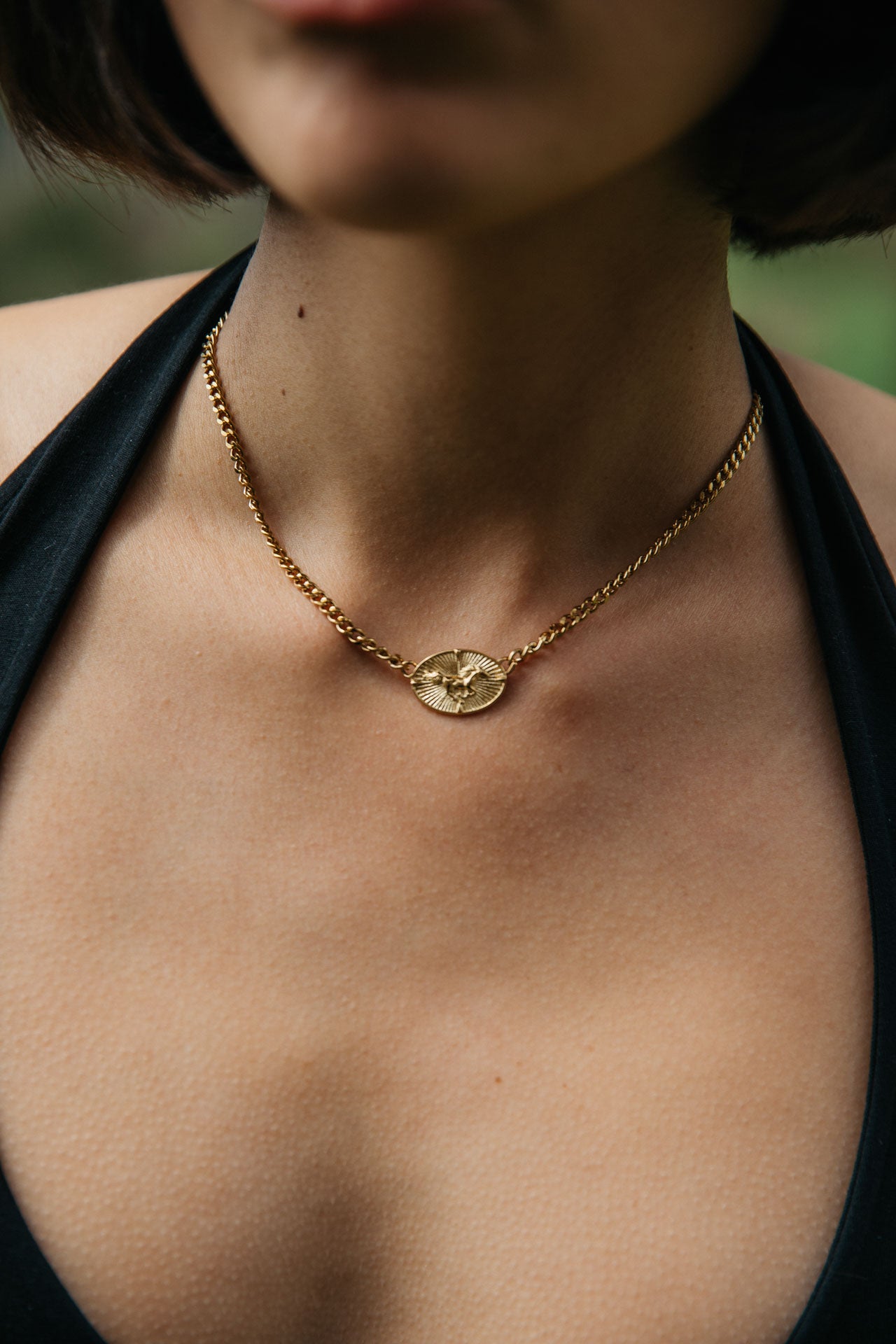 Bronco Necklace, Gold 6 Bronco Necklace, Gold