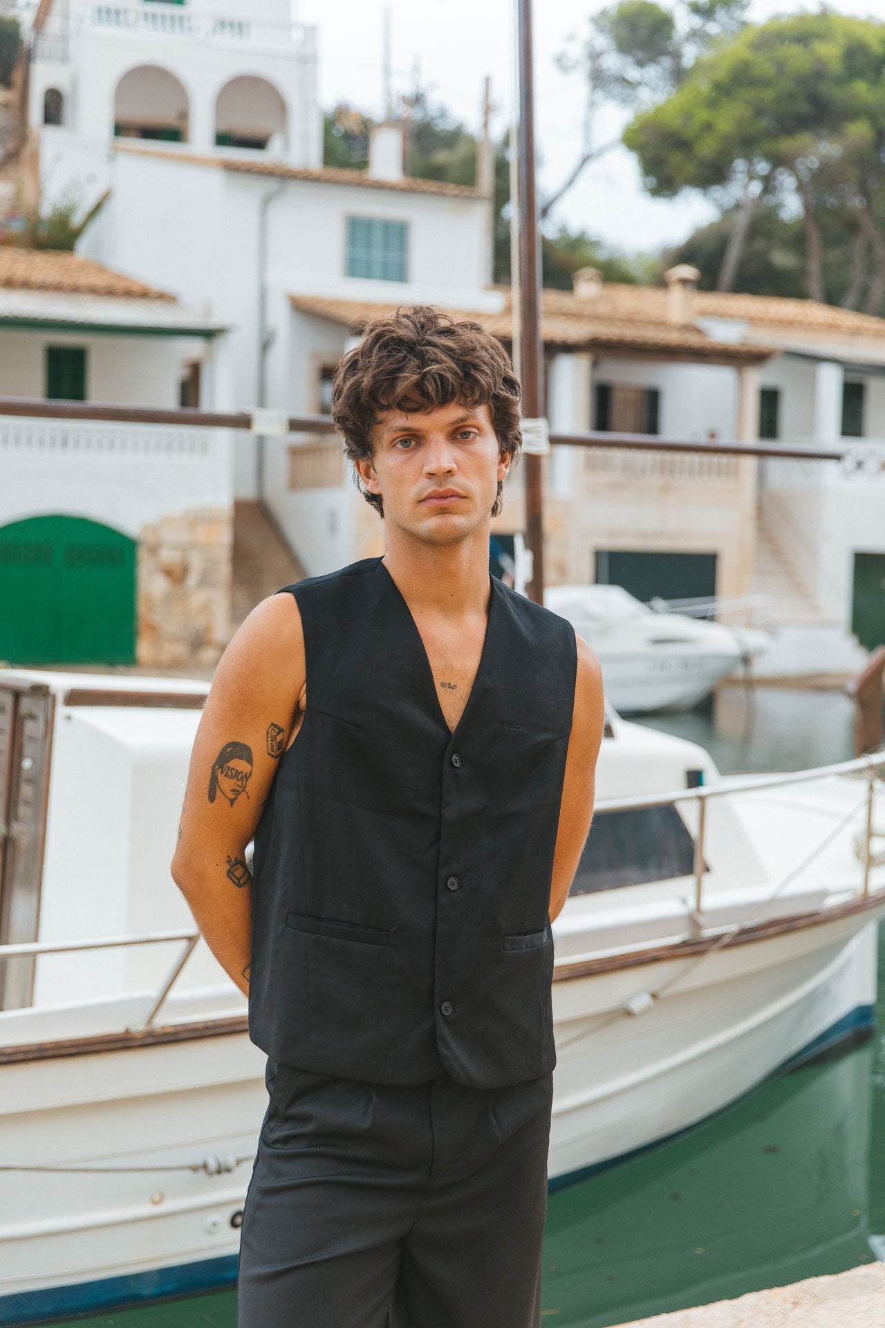 Marlon Cropped Waistcoat 3 Marlon Cropped Waistcoat