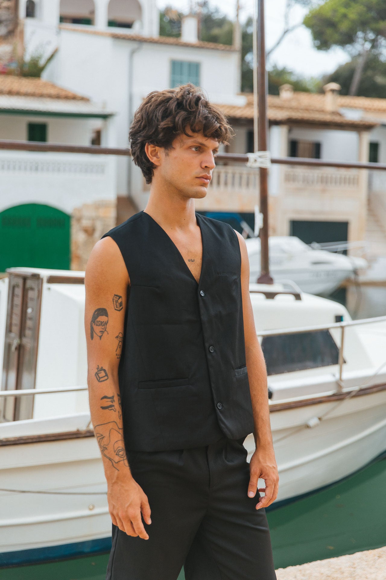 Marlon Cropped Waistcoat 4 Marlon Cropped Waistcoat