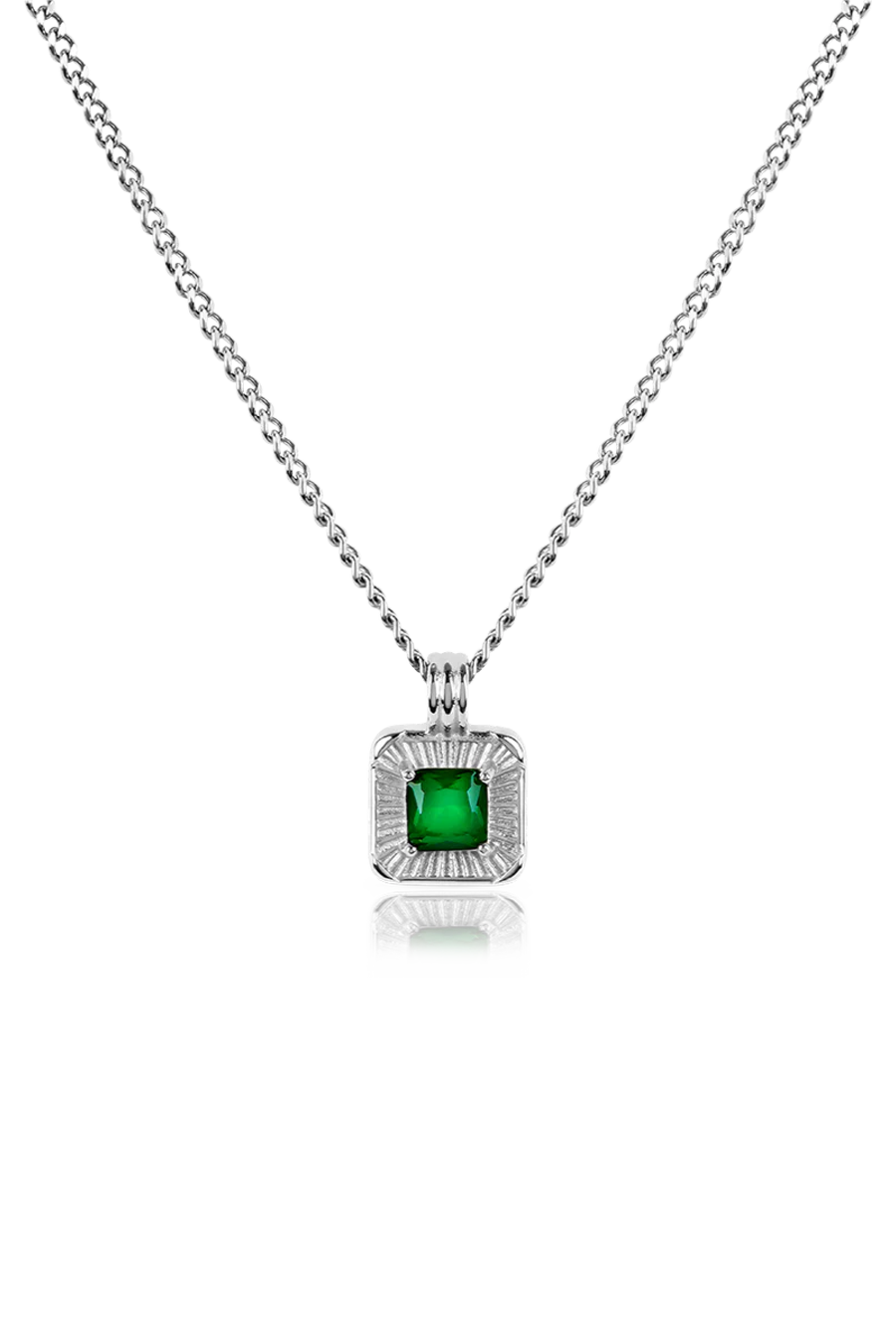 Diaz Necklace, Silver