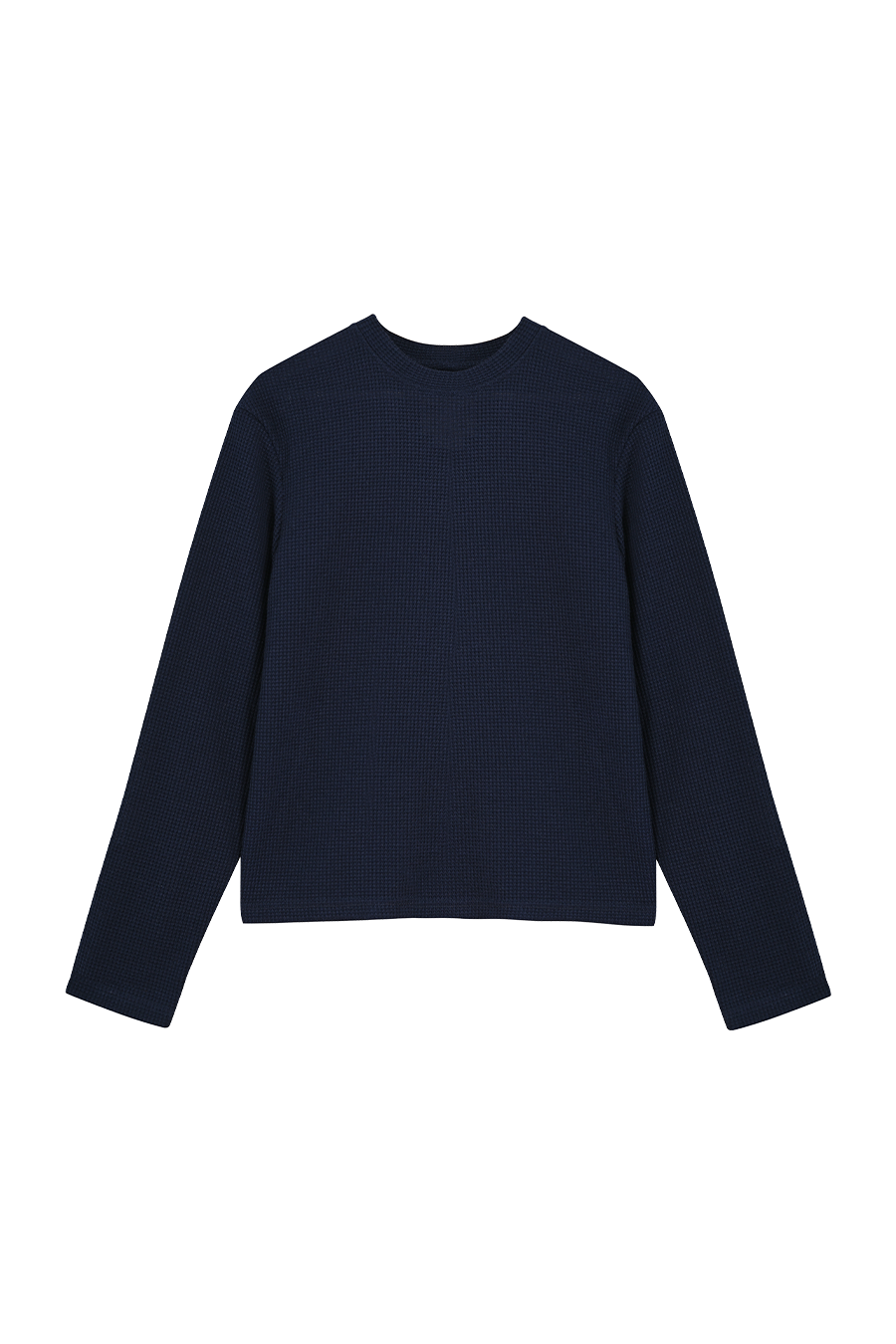 Micah Waffle Jumper, Navy