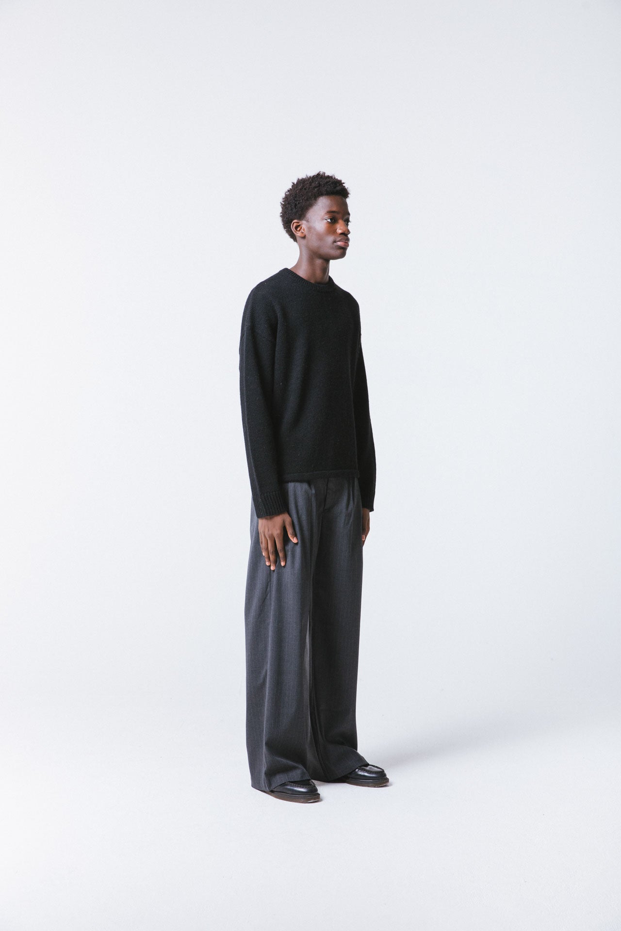 Raphael Wool Jumper, Black 6 Raphael Wool Jumper, Black